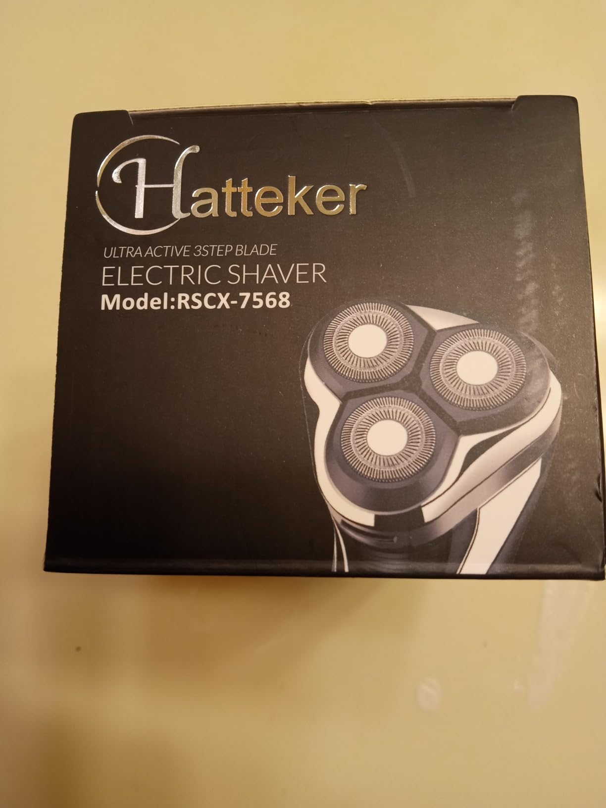 Hatteker Electric Shaver Rotary Razor Men Cordless Beard Trimmer Pop-Trimmer Waterproof customer photo 2