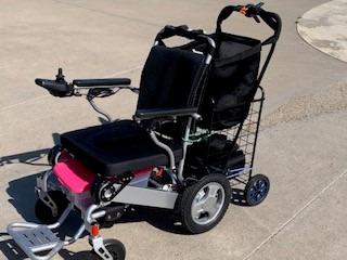 Porto Mobility Ranger Discovery Lightweight Foldable Weatherproof Exclusive Electric Wheelchair, Portable, Brushless Powerful Motors, Dual Battery, All Terrain (Silver, Standard) customer photo 1