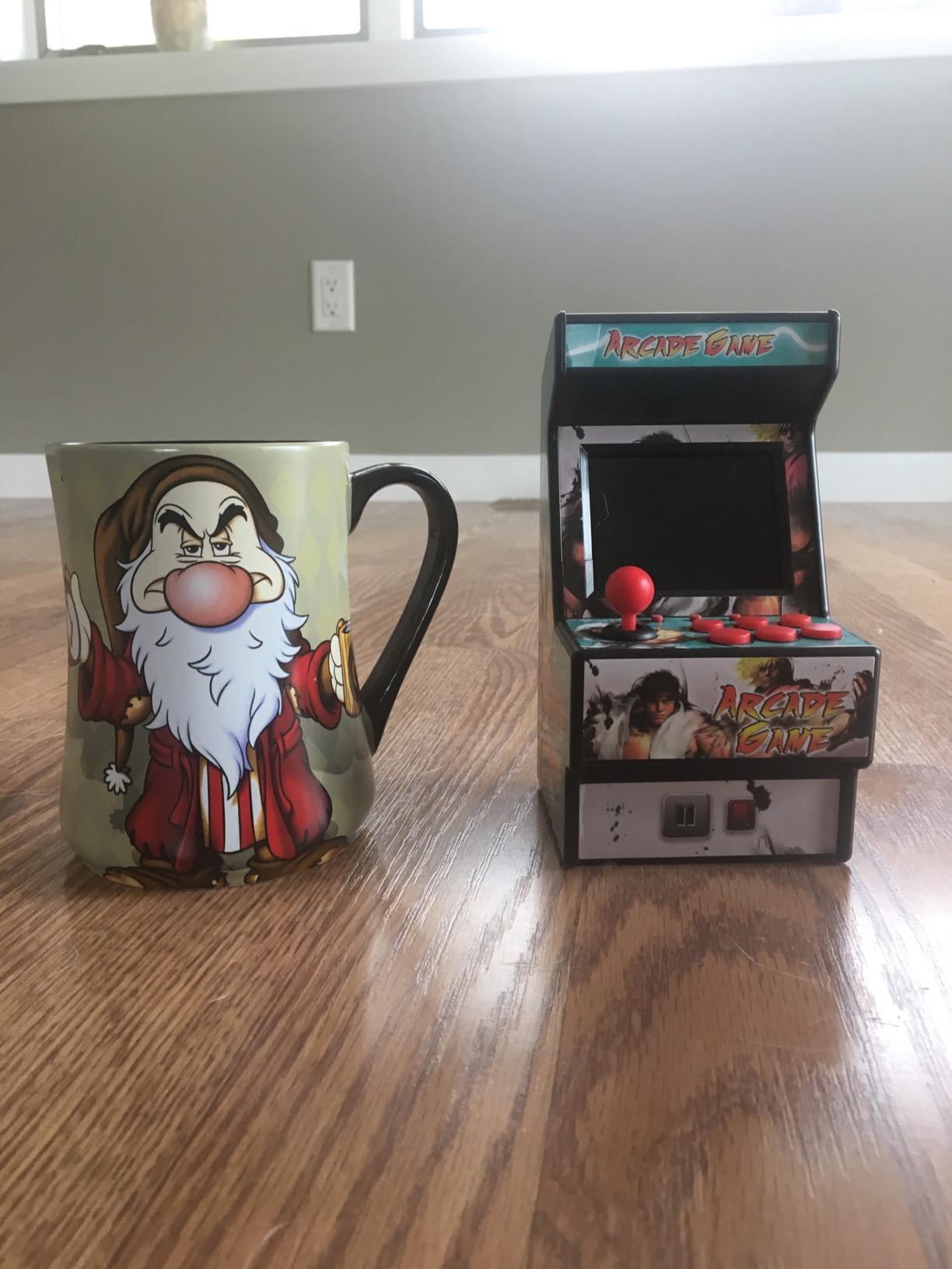 Mini Arcade Machine, Built in 156 Classic Retro Games, 2.8 Inch Screen customer photo 2