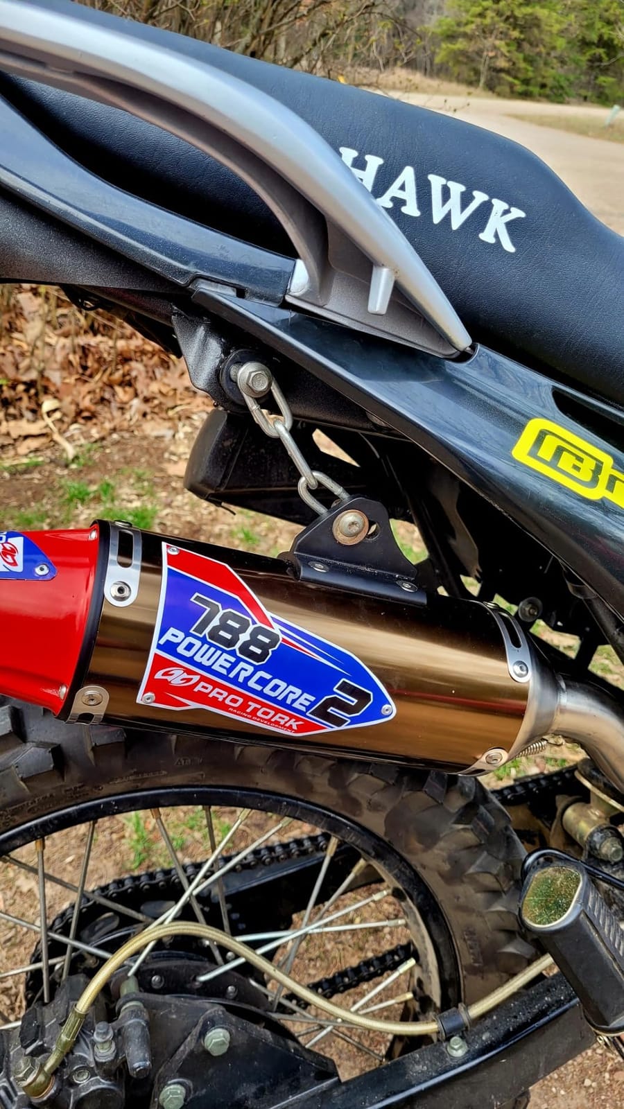 JFG RACING Dirt Bike Full Slip On Exhaust for HAWK 250 CRF230F CRF150F TBR7 customer photo 1