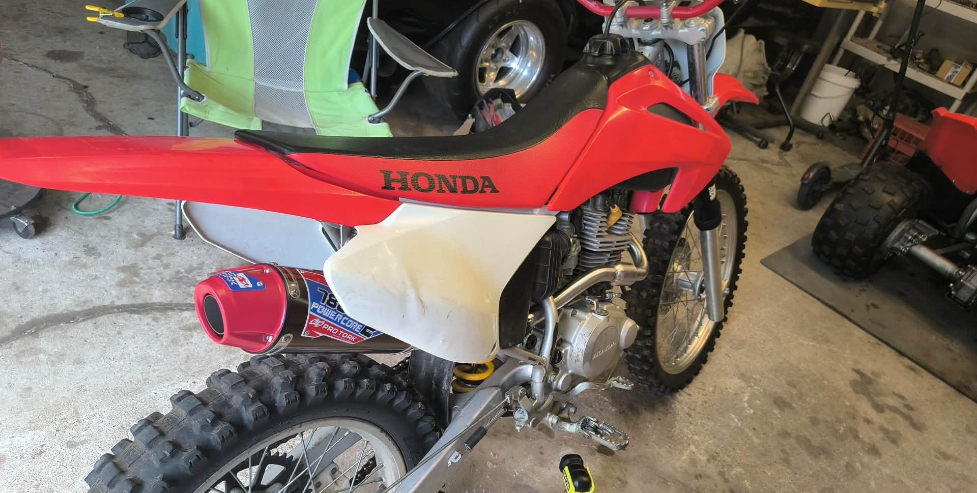 JFG RACING Dirt Bike Full Slip On Exhaust for HAWK 250 CRF230F CRF150F TBR7 customer photo 2