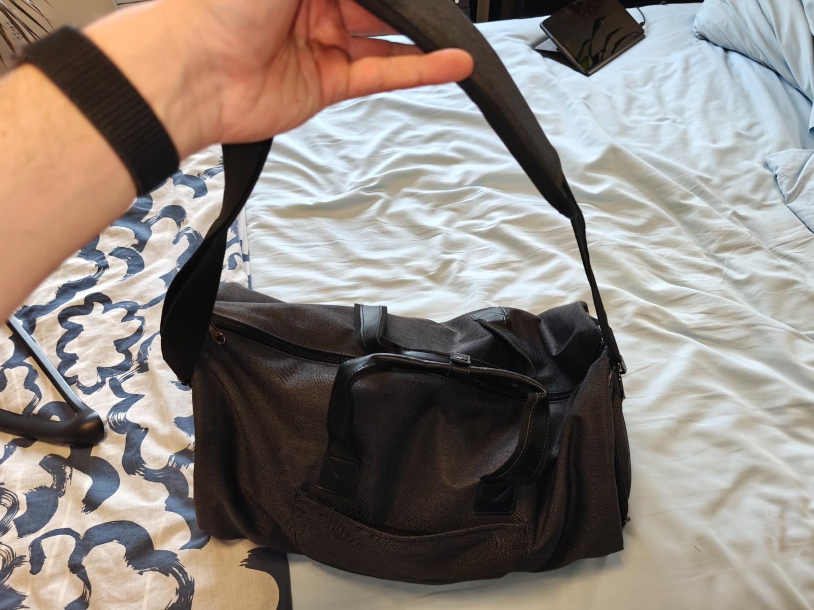 Garment Bags for Travel, 45L Carry on Convertible Garment Duffle bag customer photo 1