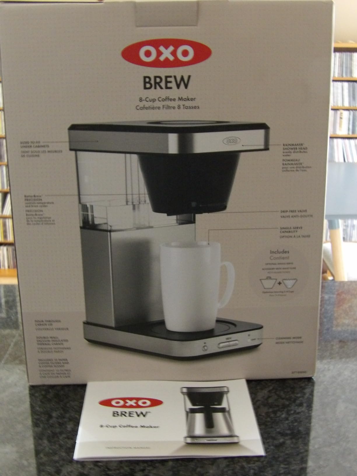 OXO Brew 8-Cup Coffee Maker - Single-Serve, Thermal Carafe, Stainless Steel customer photo 1