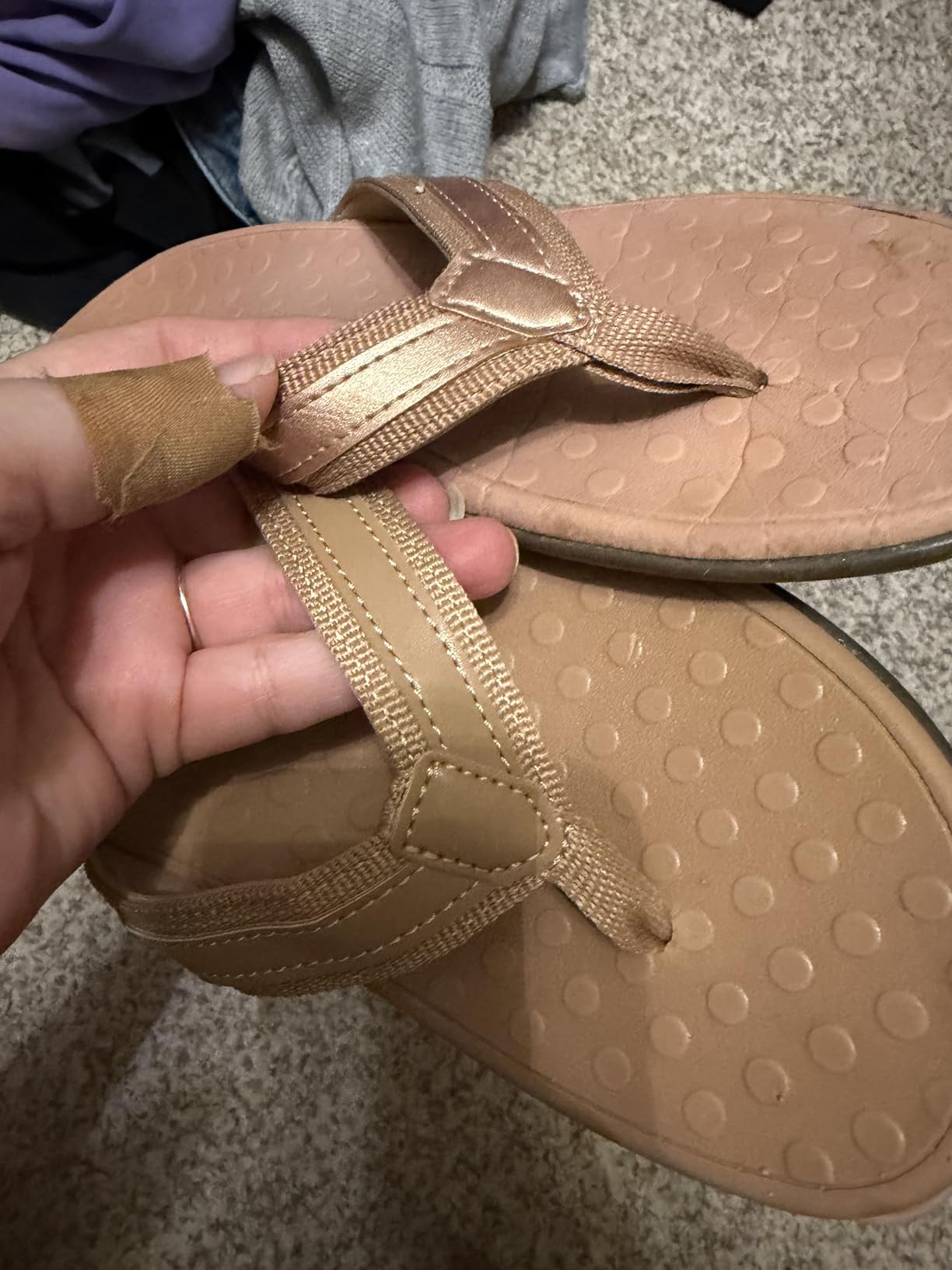 LLSOARSS Plantar Fasciitis Feet Sandal with Arch Support - Best Orthotic flip Flops for Flat Feet, Heel Pain customer photo 1