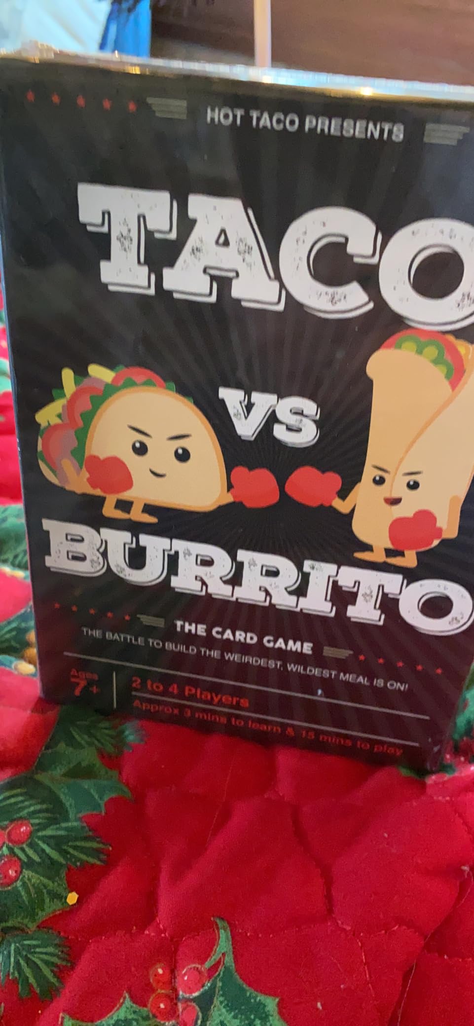 Taco vs Burrito - The Wildly Popular Surprisingly Strategic Card Game Created by a 7 Year Old - 5 Ways to Play - a Family-Friendly Party Game for Kids, Teens & Adults customer photo 1