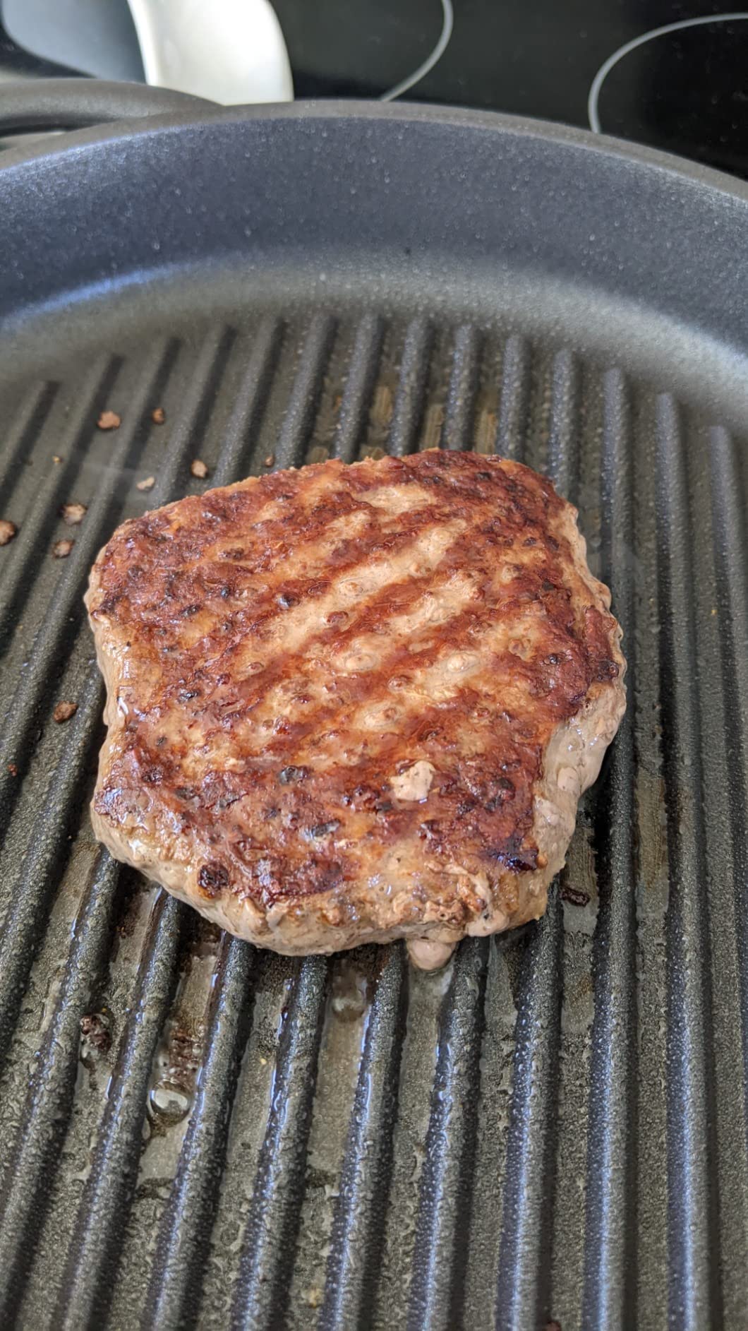 Jean-Patrique The Whatever Pan Cast Aluminum Griddle Pan for Stove Top - Lighter than Cast Iron Skillet Pancake Griddle with Lid - Nonstick Stove Top Grill 10.6
