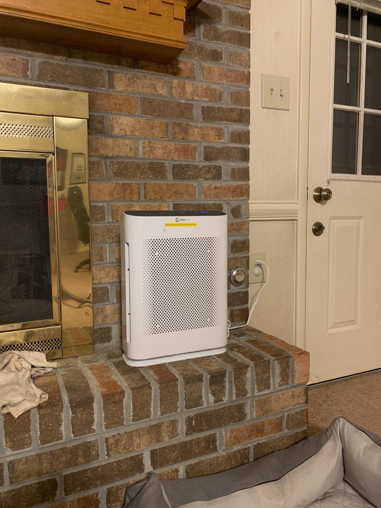 Air Purifier for Home Allergies & Pets | 4-in-1 H13 True HEPA Filter/Ionizer/Carbon + UV Light | Portable Air Purifiers for Large Room & Bedroom Odor Elimination - InvisiClean Aura II customer photo 1