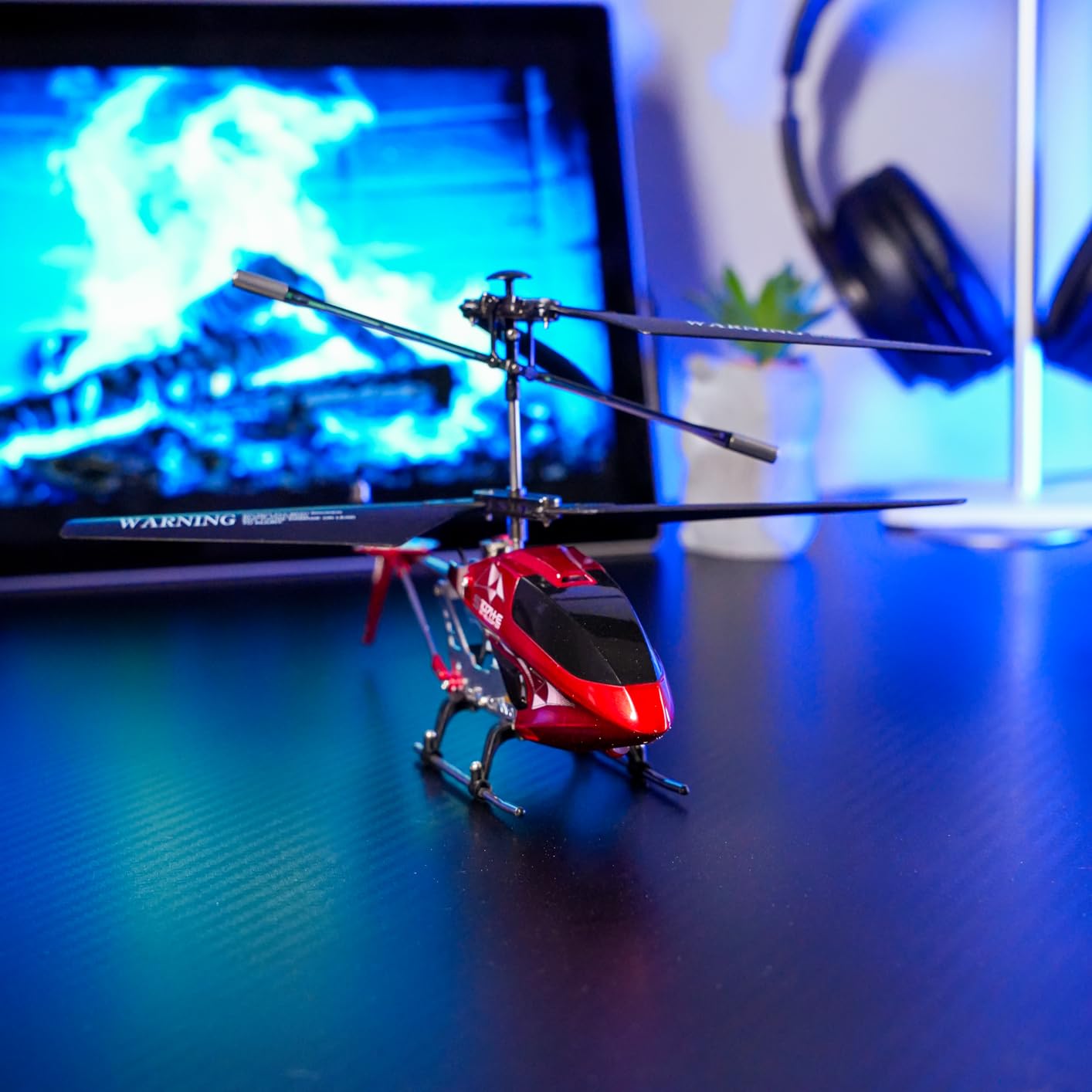 SYMA S107H-E RC Helicopter for Kids, Alloy Body, Altitude Hold, Red customer photo 2