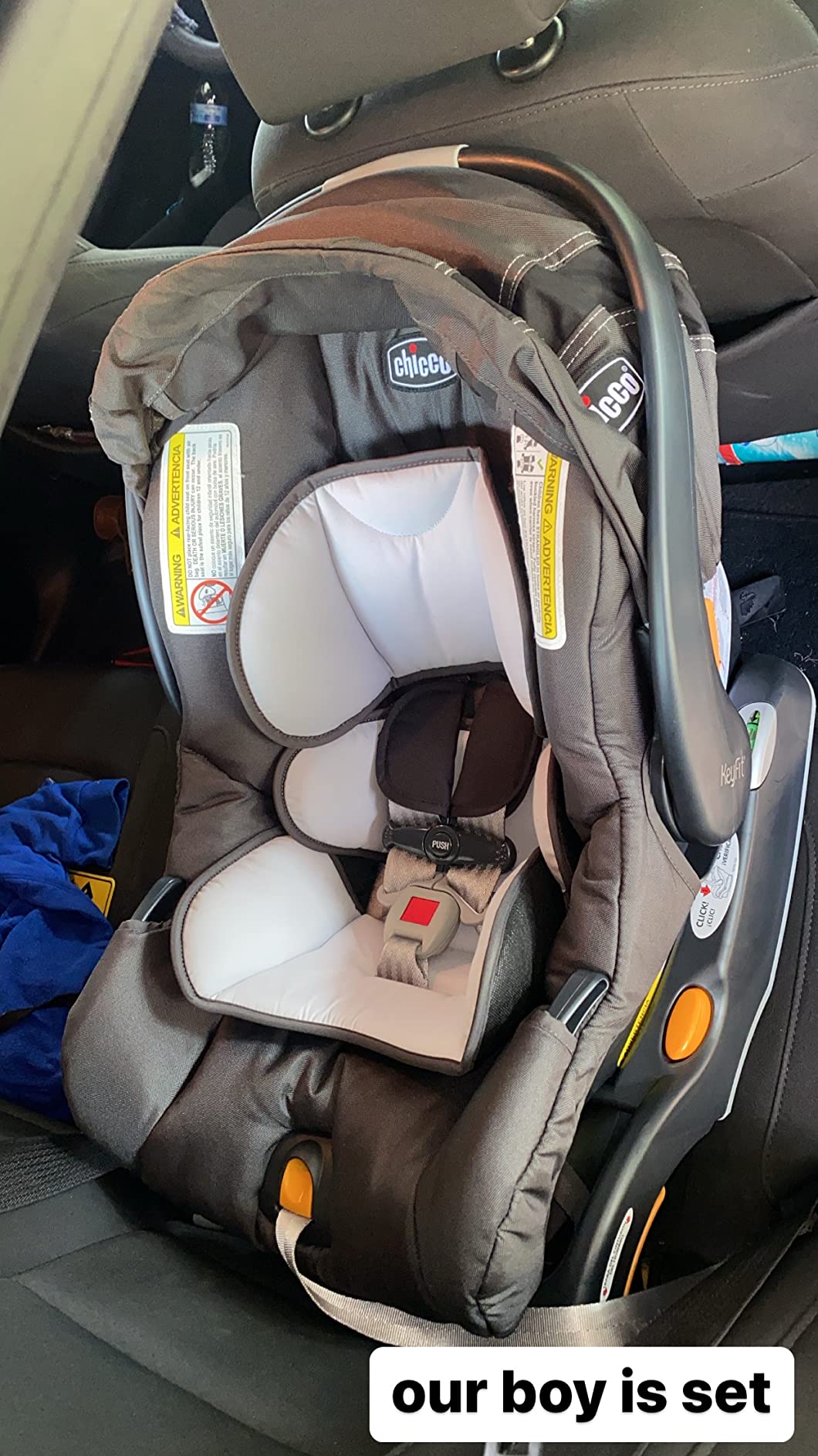 Chicco KeyFit Infant Car Seat and Base, Rear-Facing, 4-30 lbs customer photo 2