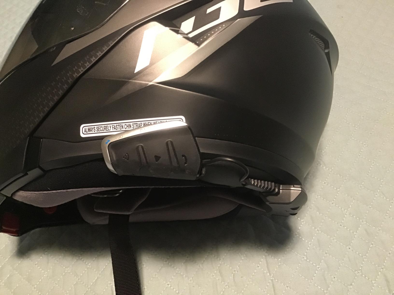 Cardo PTS00101 - PACKTALK Slim Motorcycle Bluetooth Communication System Headset - Black, Dual 2 Pack customer photo 2