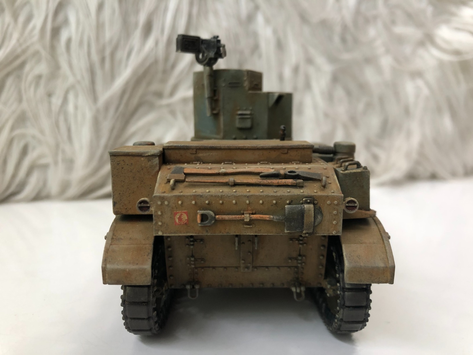 Airfix British M3 Stuart Honey 1:35 WWII Military Tank Armor Plastic Model Kit A1358 customer photo 1