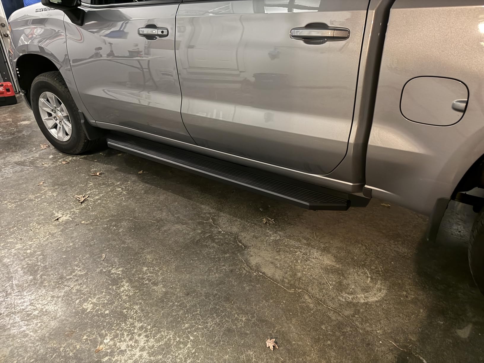 APS 6-inch (Black Stainless Steel Flat Style) Running Boards Nerf Bars Side Steps Step Rail Compatible with Ram 1500 2019-2026 Crew Cab (Will Not Fit 2018 Previous Generation Build in 19-24) customer photo 1
