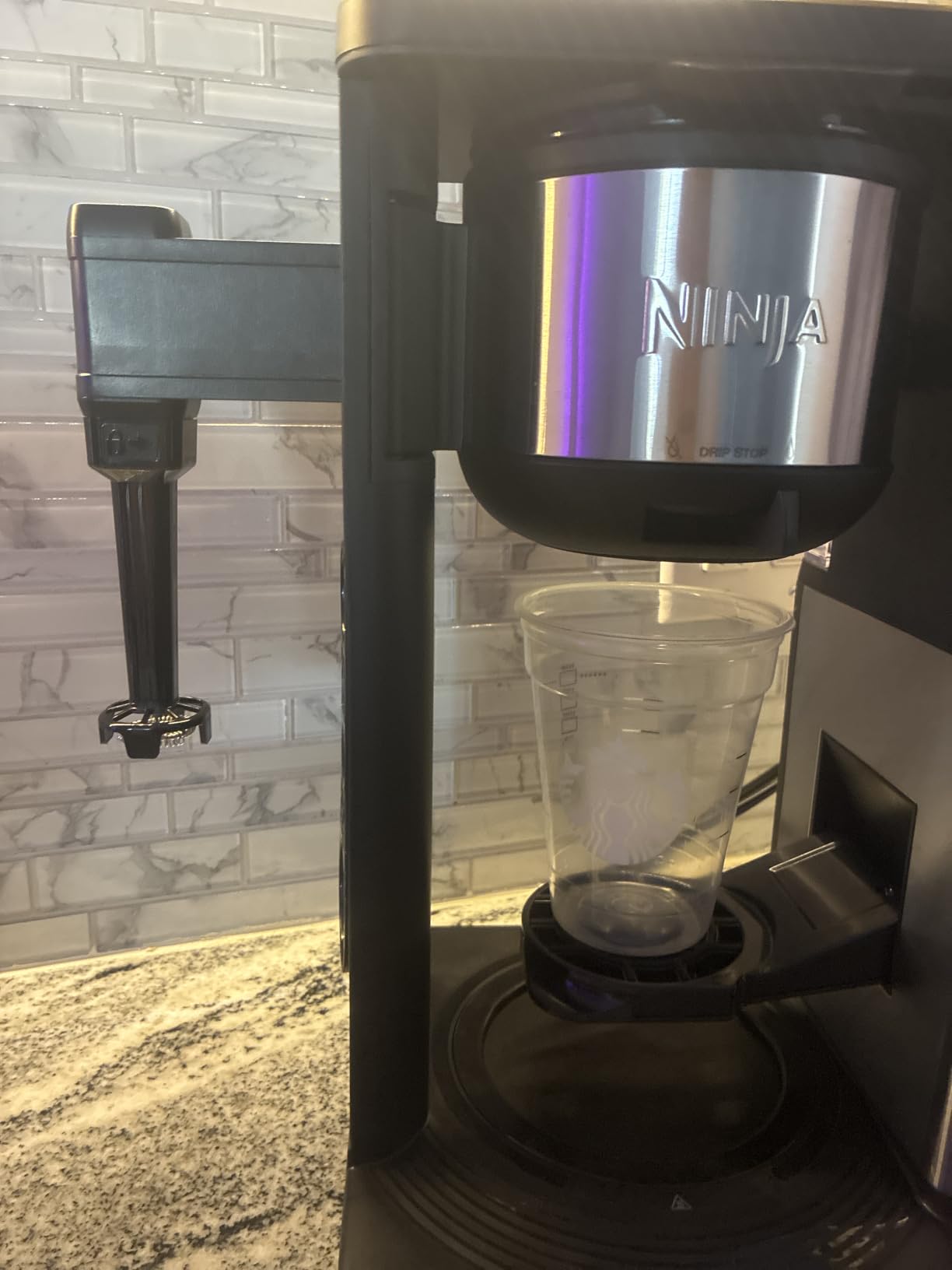 Ninja Coffee Maker, 10-Cup Carafe, Fold-Away Frother, Black, CM401 customer photo 2