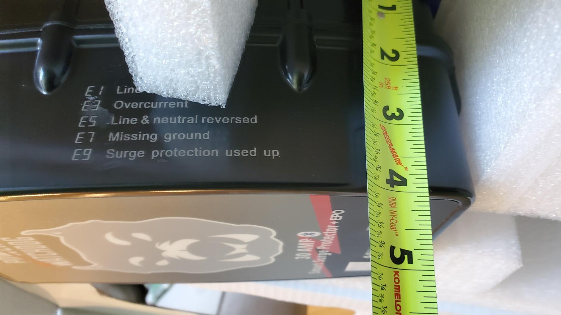 Power Watchdog PWD30EPO Smart RV Surge Protector, 30A, Bluetooth, IP65 | Patented Bluetooth connectivity monitors voltage, amperage & wattage. IP65 water-resistant. customer photo 2