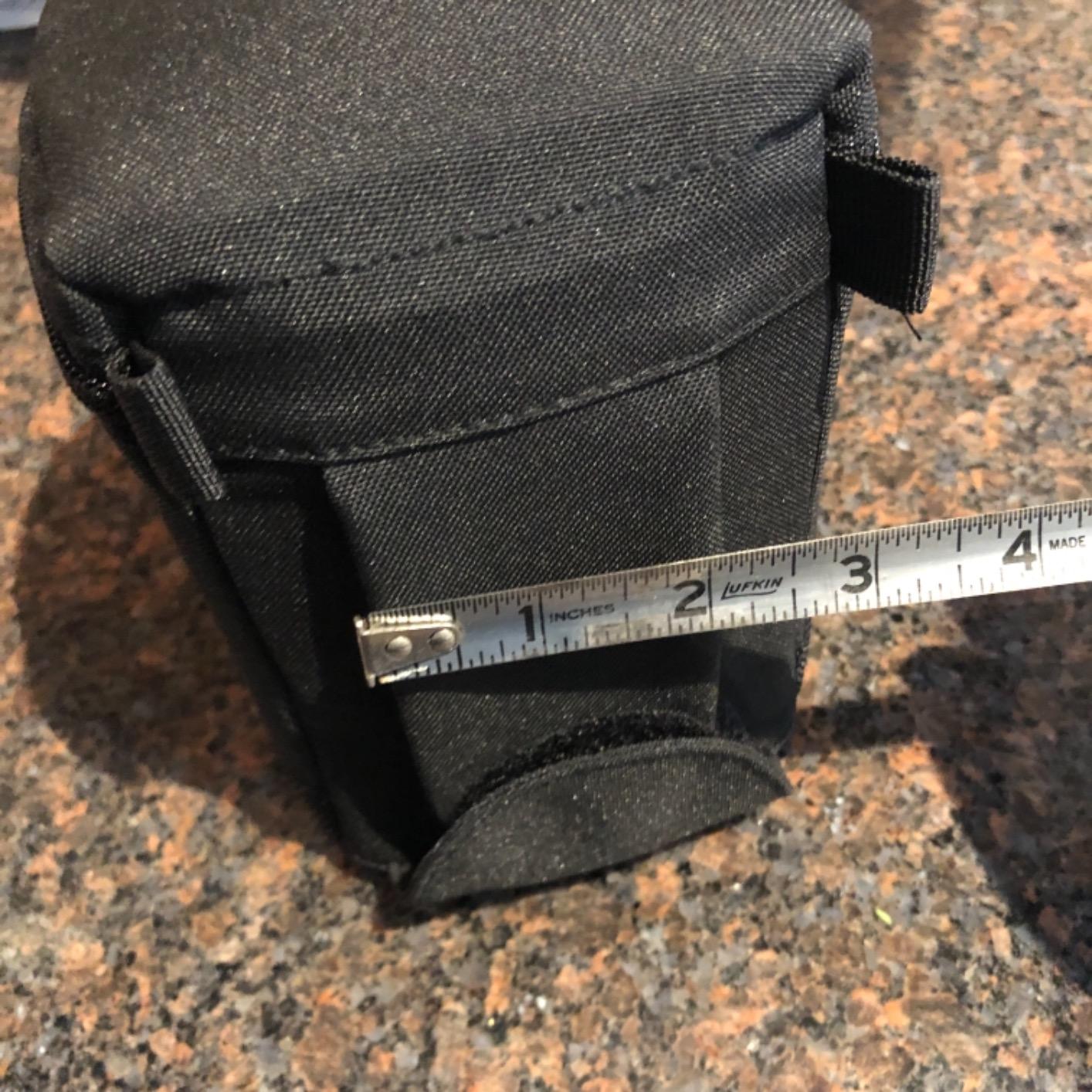 DSLR Lens Case Pouch for Small Camera Lens, Fits Up to 2.76