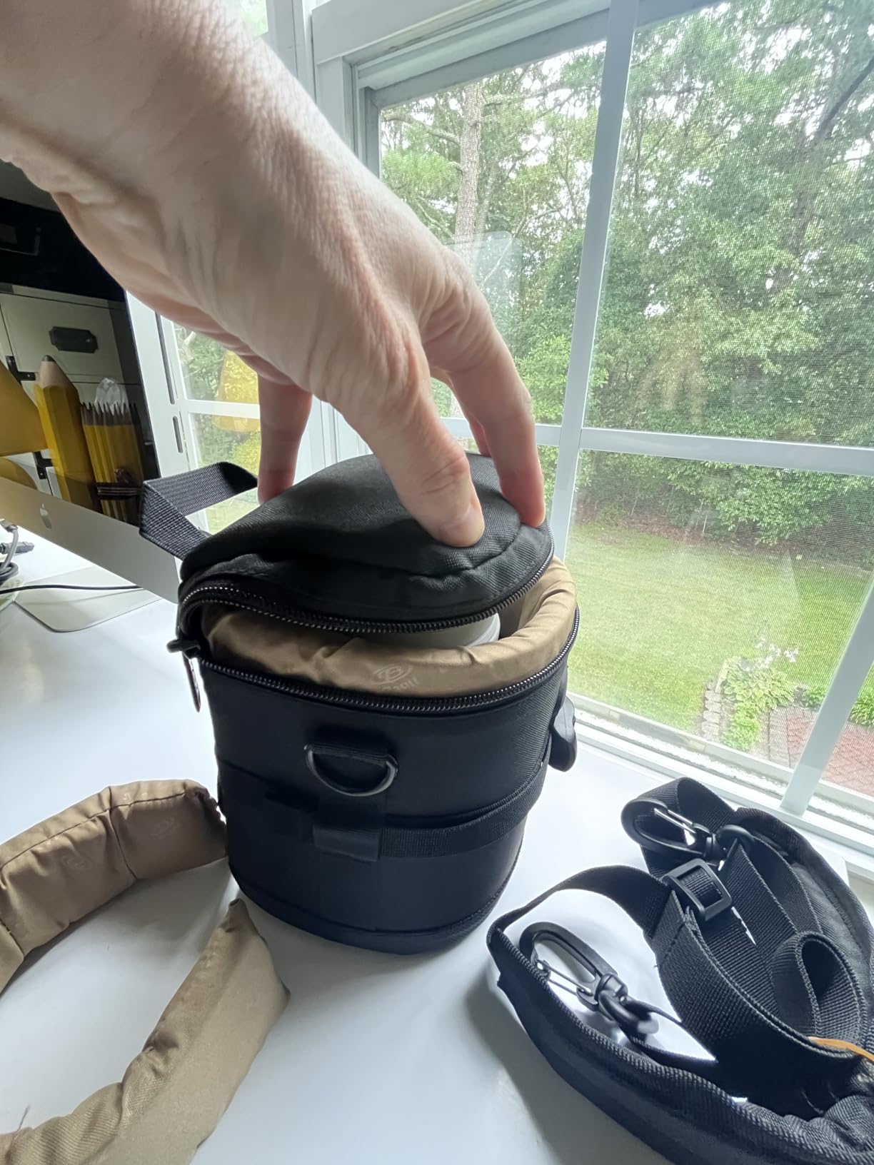DSLR Camera Lens Case Pouch Bag for Lenses up to 4.33