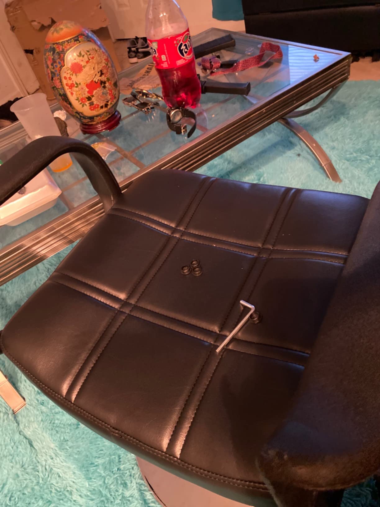 Artist hand Hydraulic Barber Chair Salon Chair for Hair Stylist customer photo 1