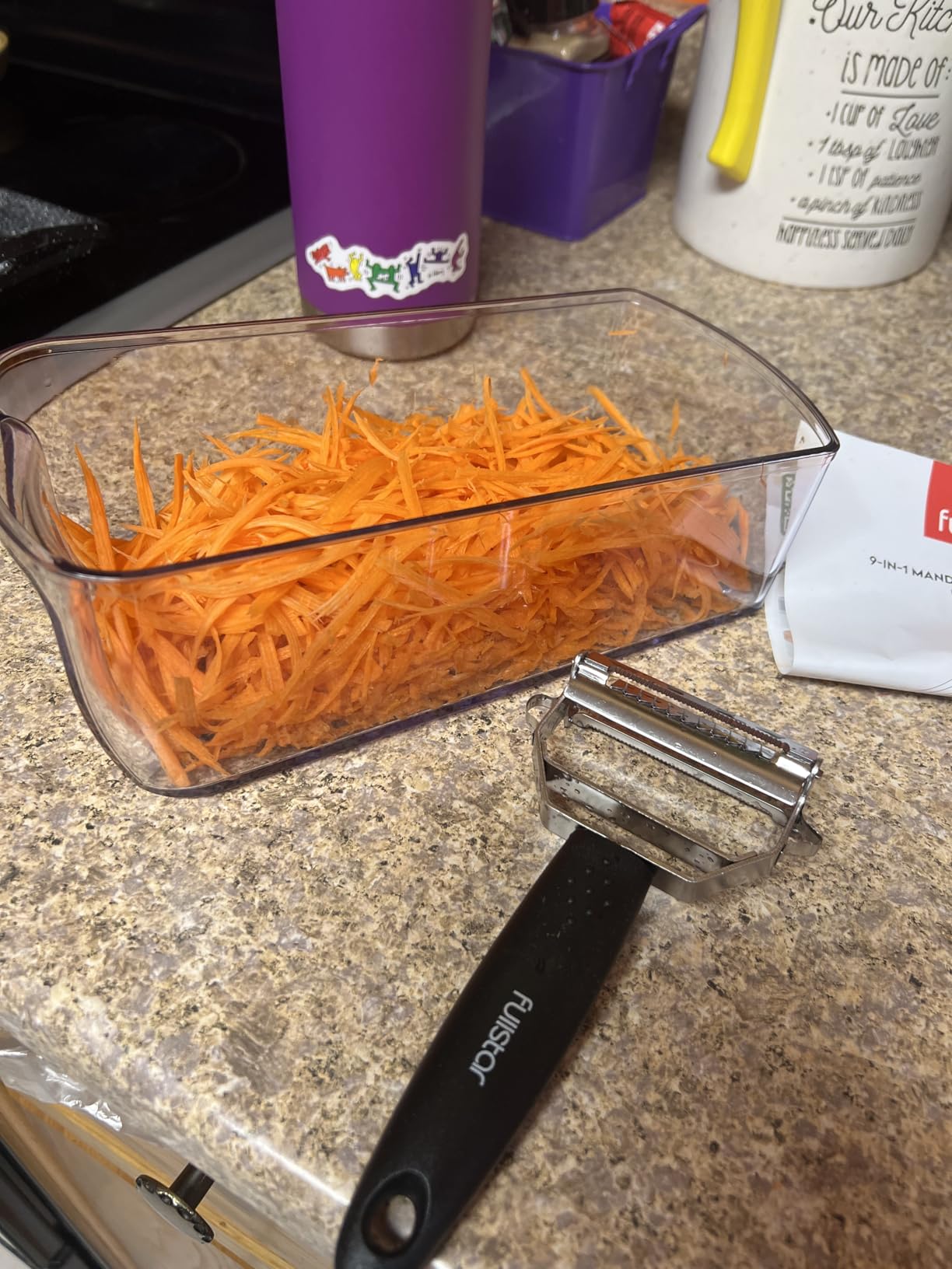 Fullstar Pro Mandoline Vegetable Slicer, 6-in-1 Kitchen Prep Tool customer photo 2