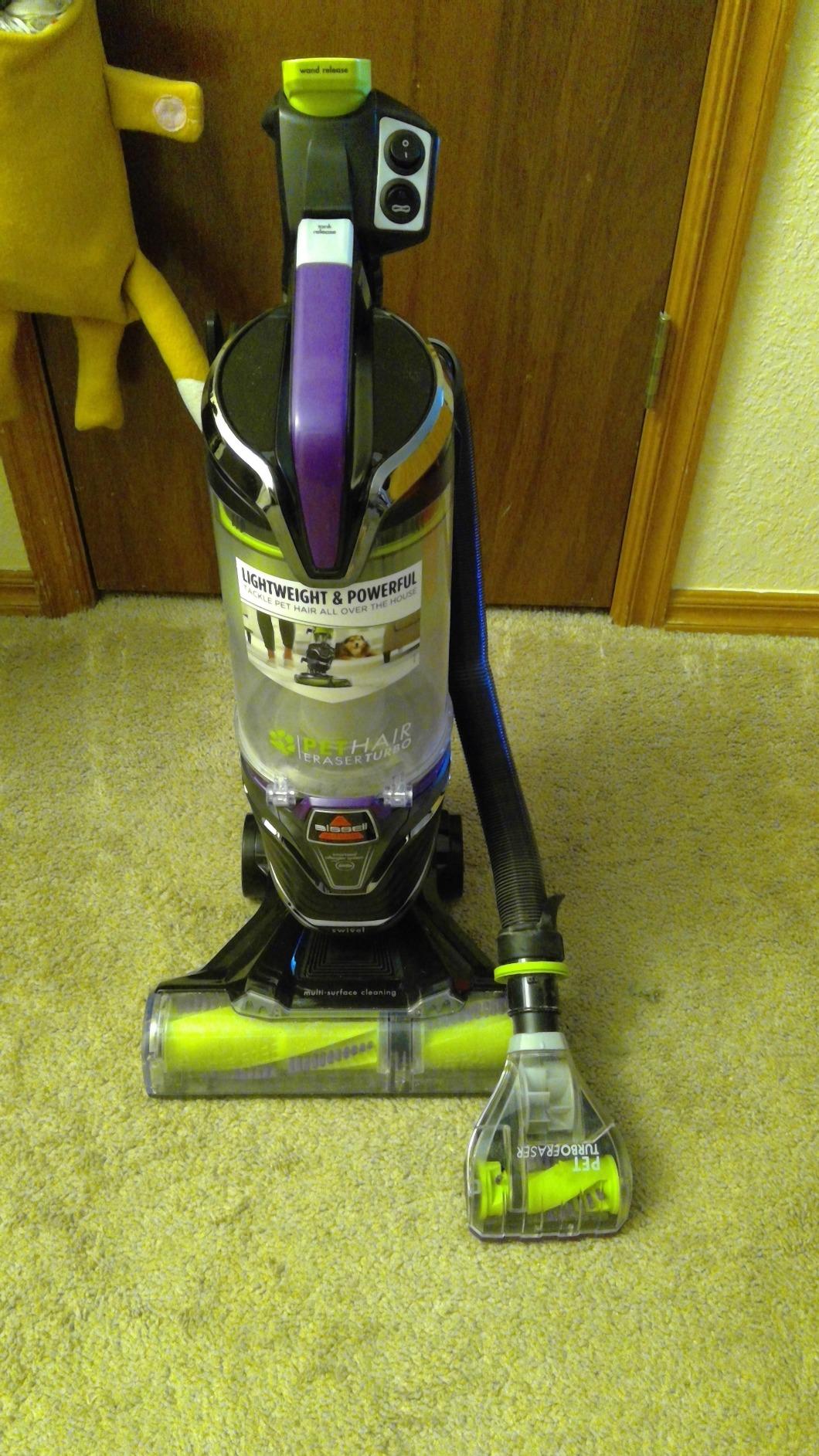 BISSELL 24613 Pet Hair Eraser Turbo Plus Lightweight Vacuum, Tangle-Free Brush Roll, Powerful Pet Hair Pick-up, SmartSeal Allergen System, Specialized Pet Tools, Easy Empty Dirt Tank customer photo 2
