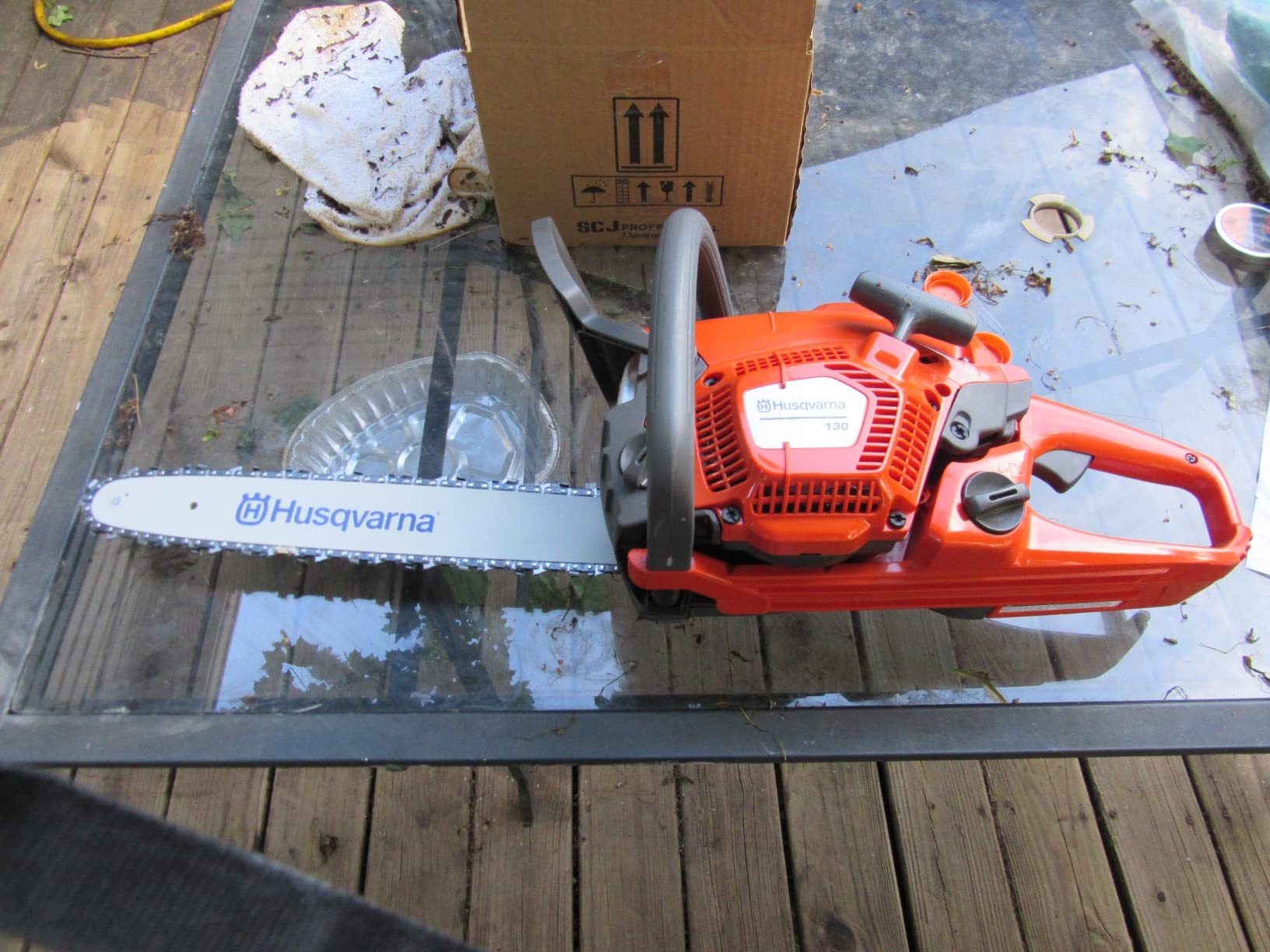 Husqvarna 130 Gas Powered Chainsaw, 16 Inch customer photo 1