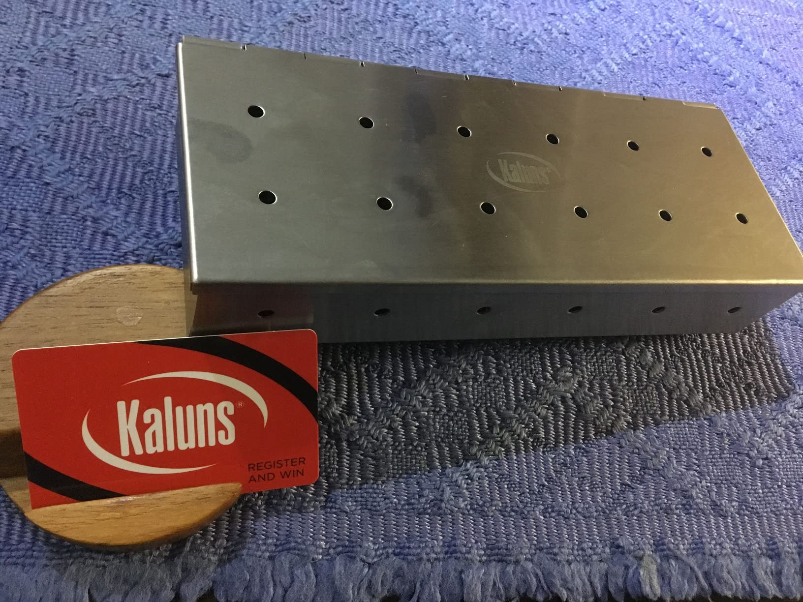 Kaluns Universal Stainless Steel Smoker Box, Gas or Charcoal Grill Smoke Box, Works with Wood Chips, add Delicious Smoked Flavor, Hinged Lid,Warp Free Grill Accessories customer photo 2