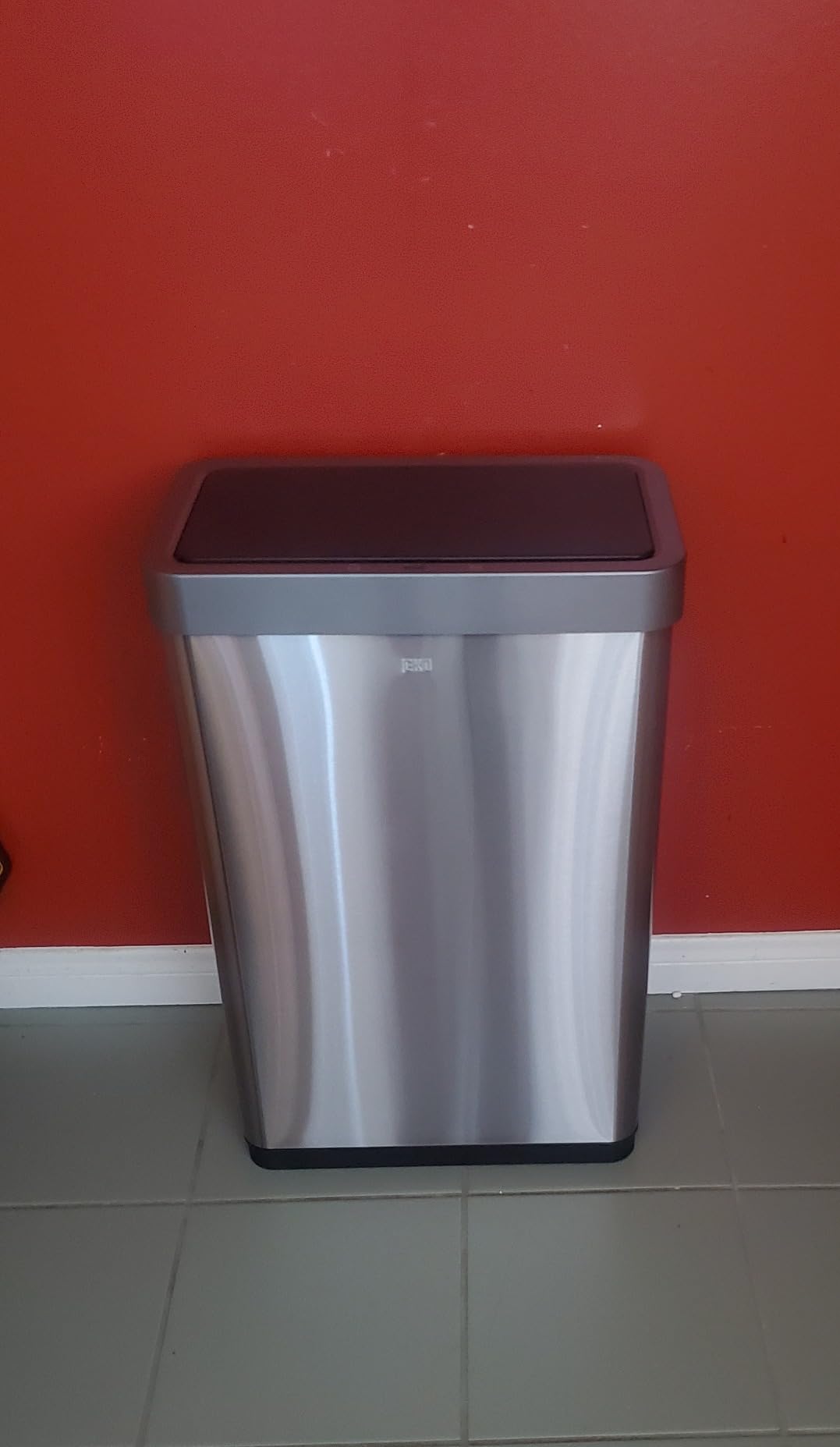 EKO Mirage X 80 Liter / 21.1 Gallons Motion Sensor Trash Can or Recycling Bin, Automatic Large Kitchen Trash Can Touchless, Stainless Steel customer photo 1