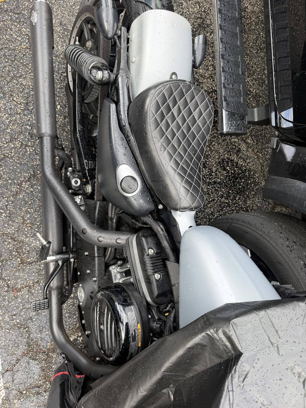 MZS Motorcycle Cover Waterproof Outdoor fits up to 86