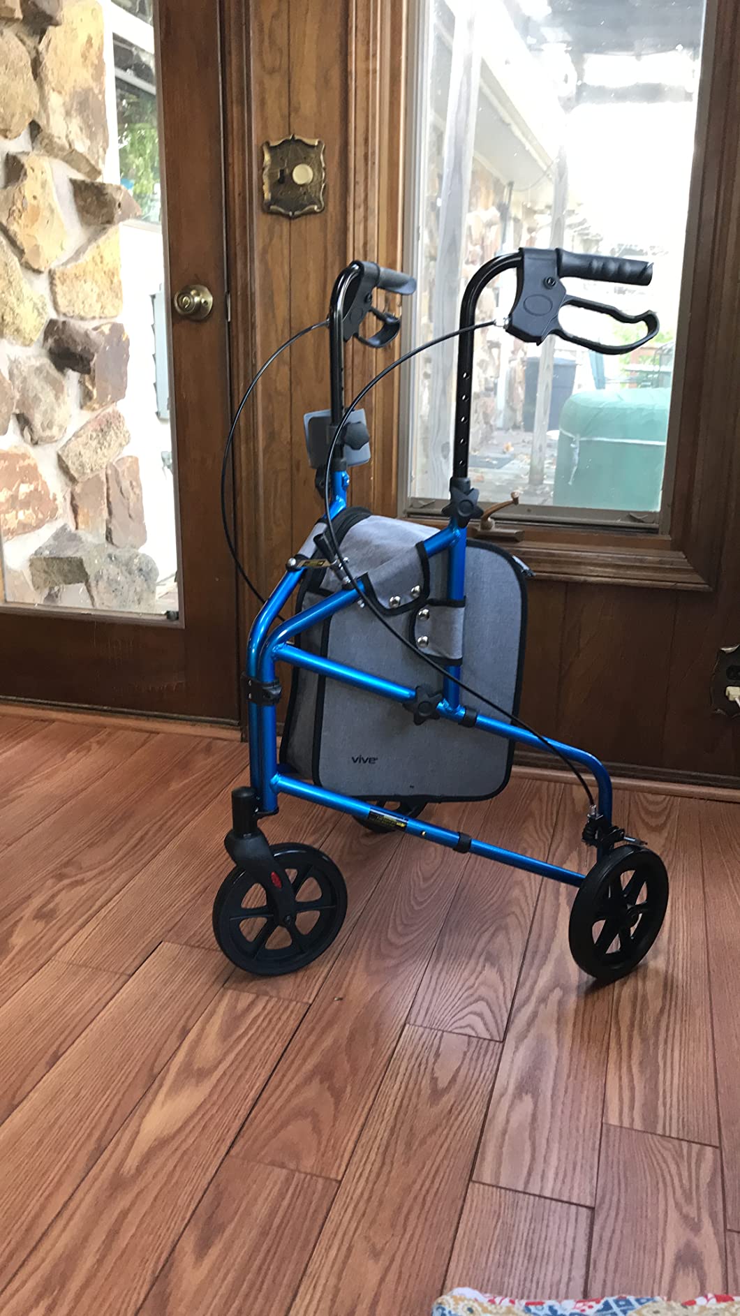 Vive Mobility 3 Wheel Walker for Seniors - Foldable Narrow Rollator Walker customer photo 1