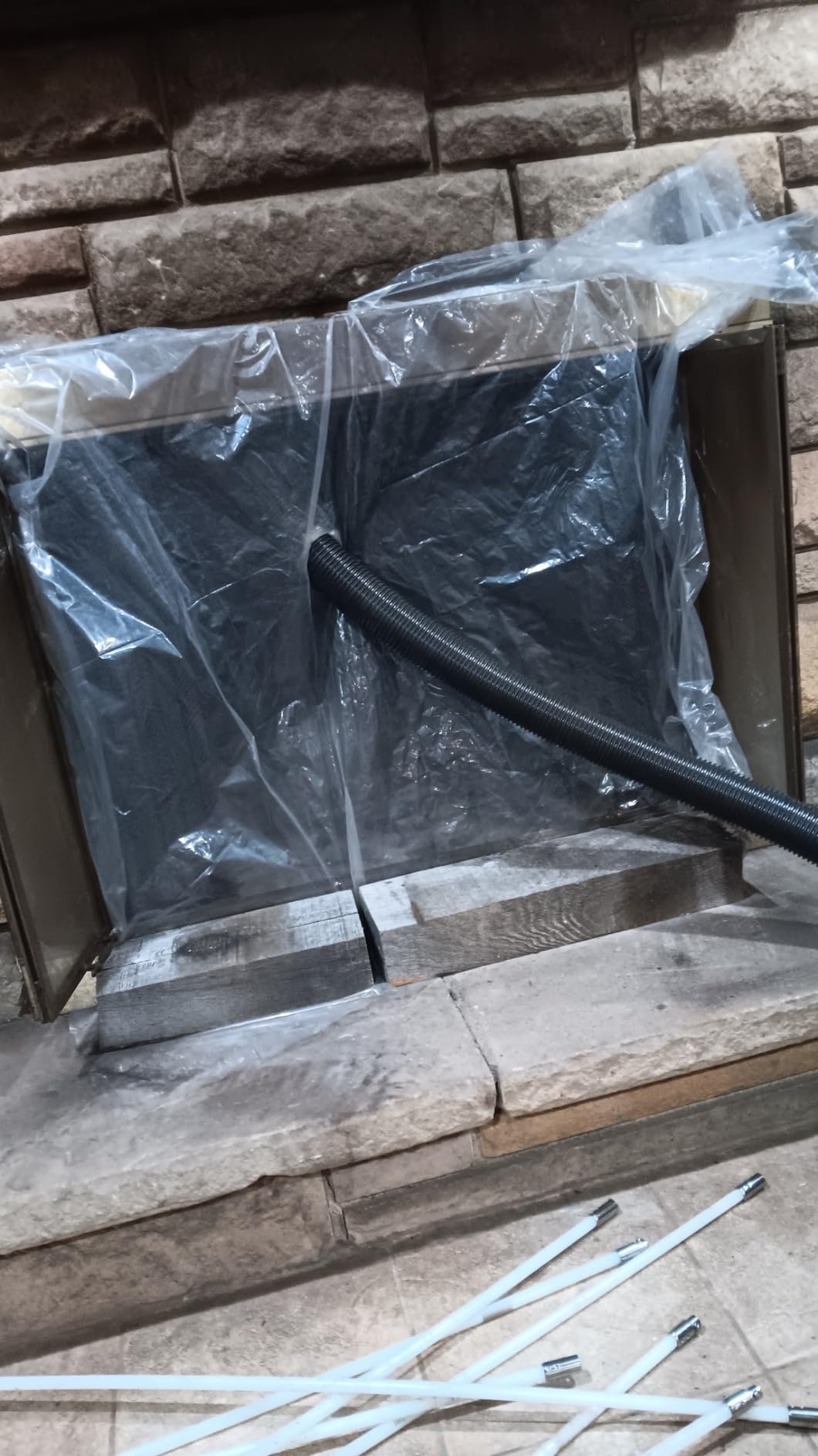 26 Ft Chimney Sweep Kit with 8 Flexible Rods & Chimney Brush customer photo 2