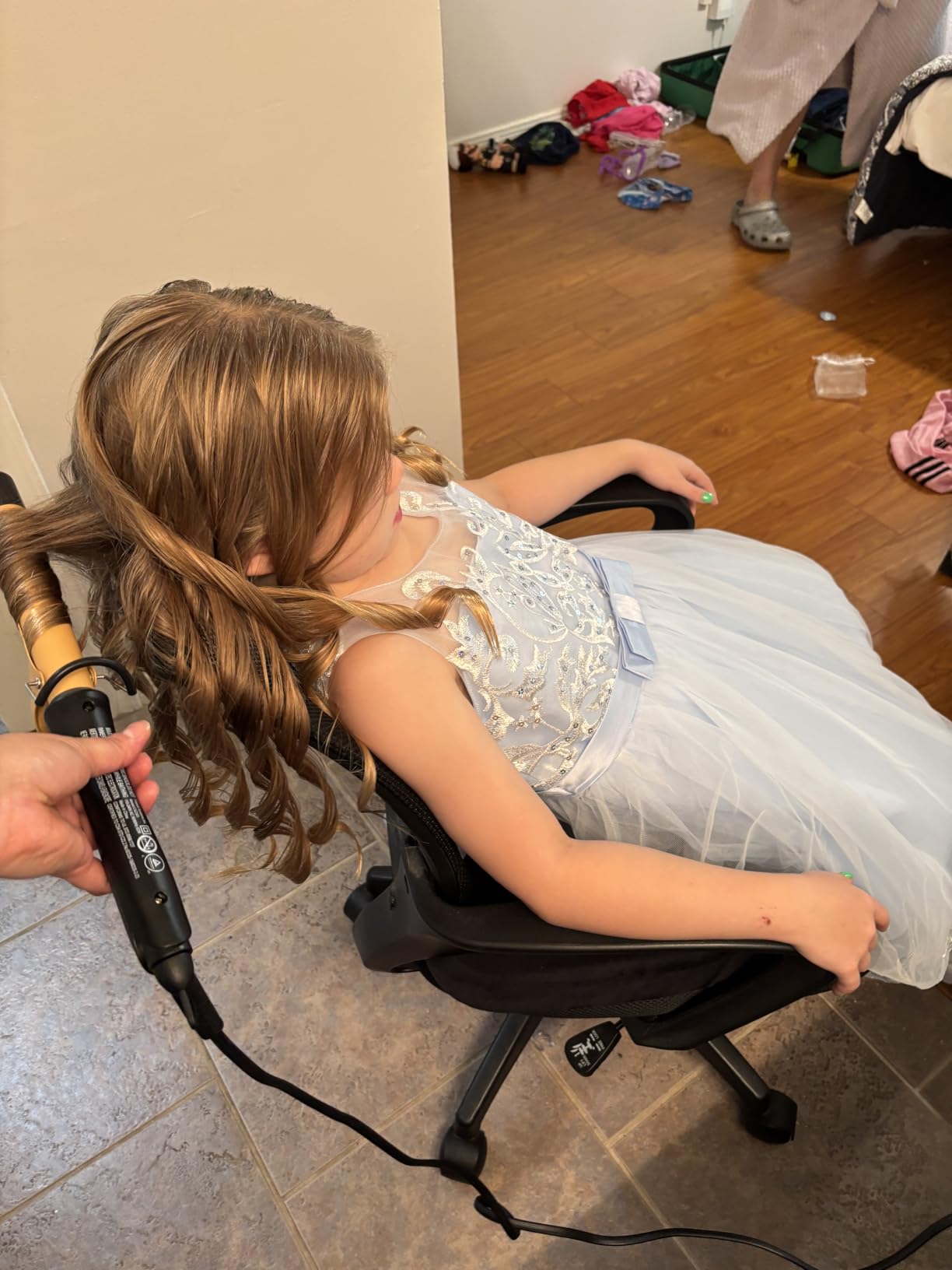 CHI Tourmaline Ceramic Curling Iron with Adjustable Temperature, 1″ Barrel customer photo 1