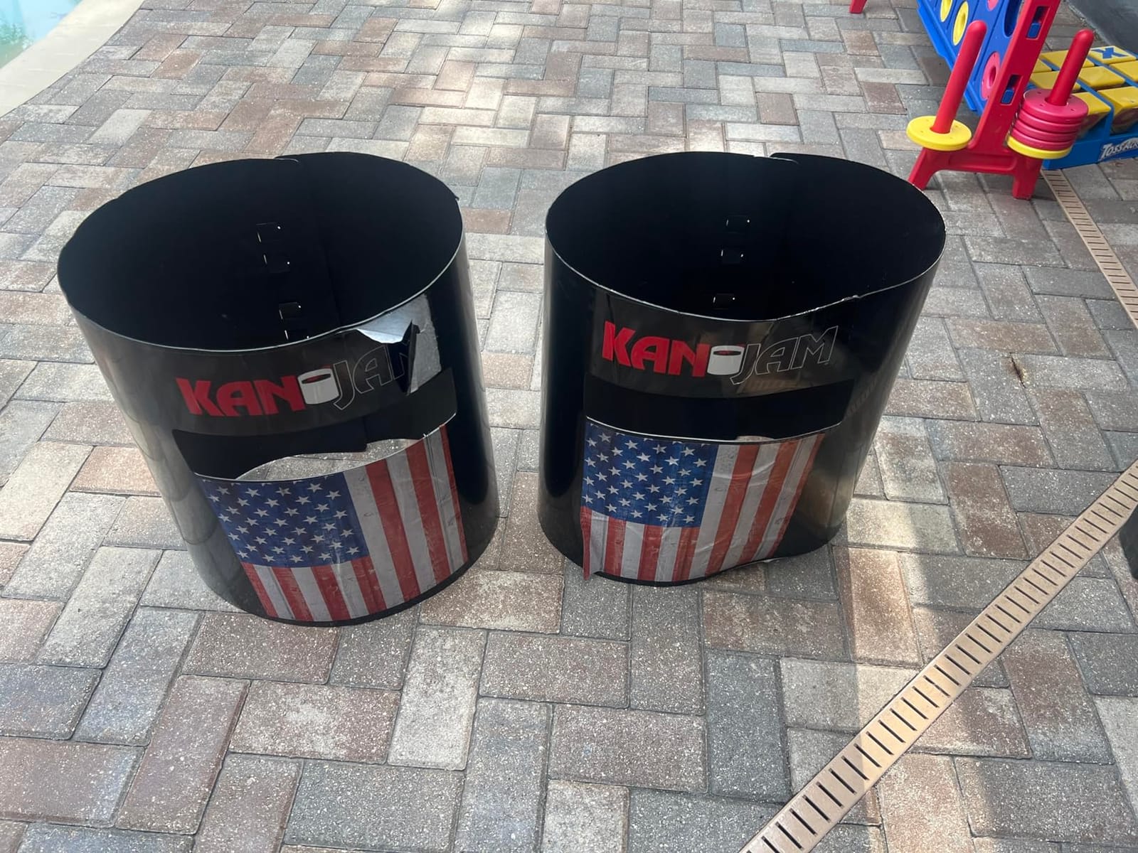 Kan Jam Original Disc Toss Game, 2 Goals, Flying Disc, Outdoor Game customer photo 1