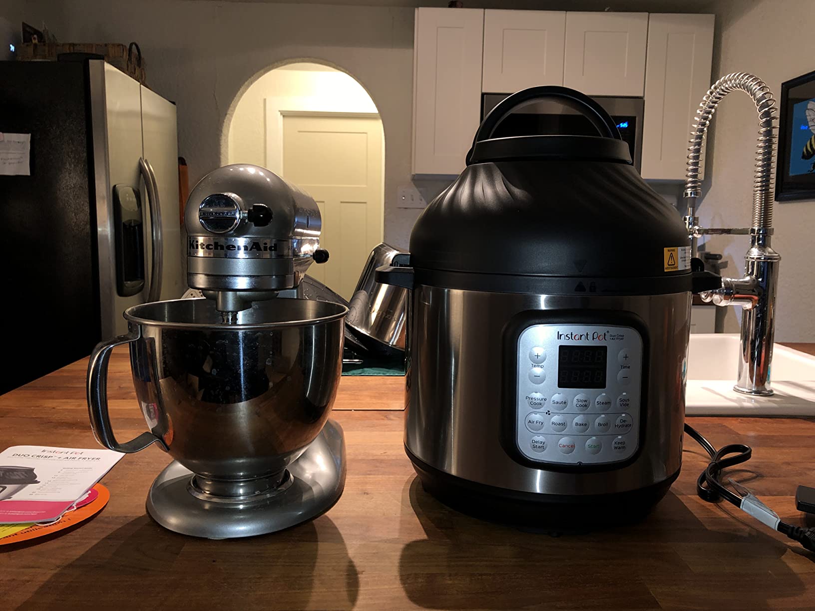 Instant Pot Duo Crisp 11-in-1 Air Fryer and Electric Pressure Cooker Combo with Multicooker Lids that Fries, Steams, Slow Cooks, Dehydrates,Free App With Over 800 Recipes, Black/Stainless Steel, 8QT customer photo 2