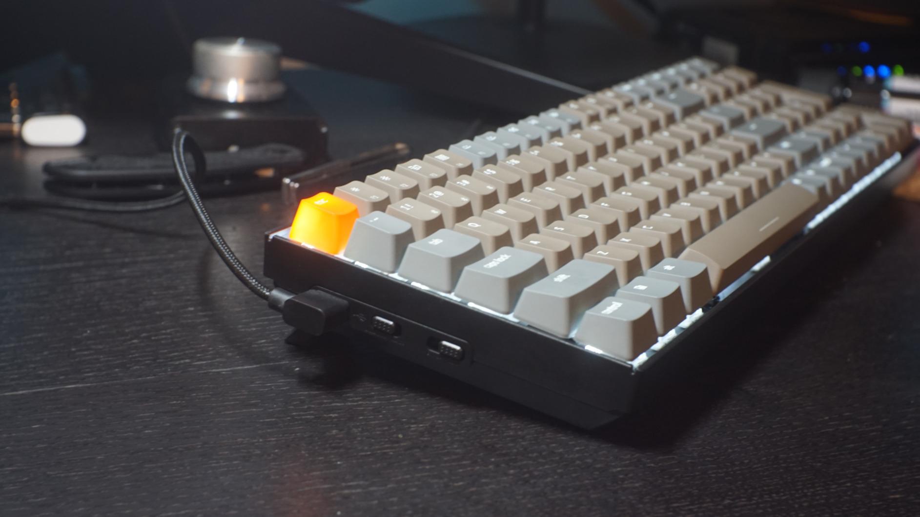 Keychron K4 96% Layout 100 Keys Wireless Bluetooth 5.1/Wired USB Mechanical Gaming Keyboard with Keychron Super Brown Switch White LED Backlight N-Key Rollover for Mac Windows PC-Version 2 customer photo 1