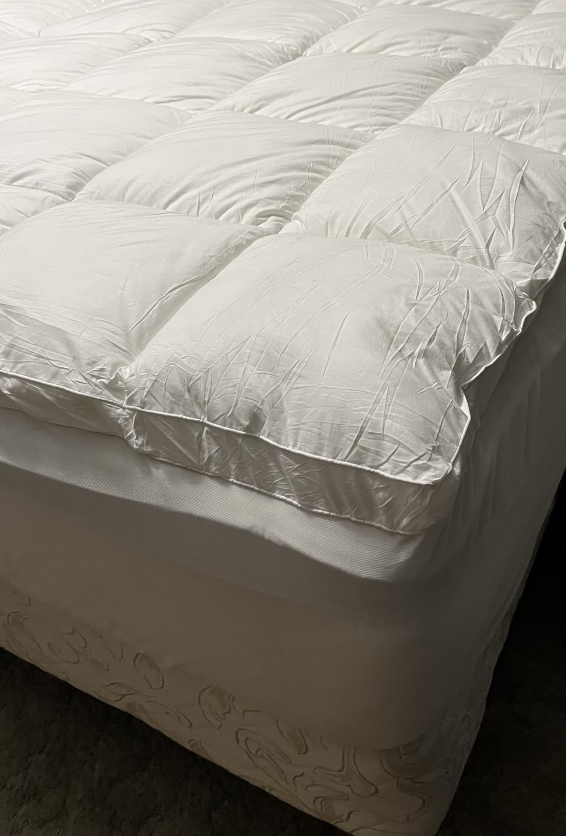 COONP Queen Mattress Topper, Cotton Extra Thick Pillow Top Mattress Pad customer photo 1