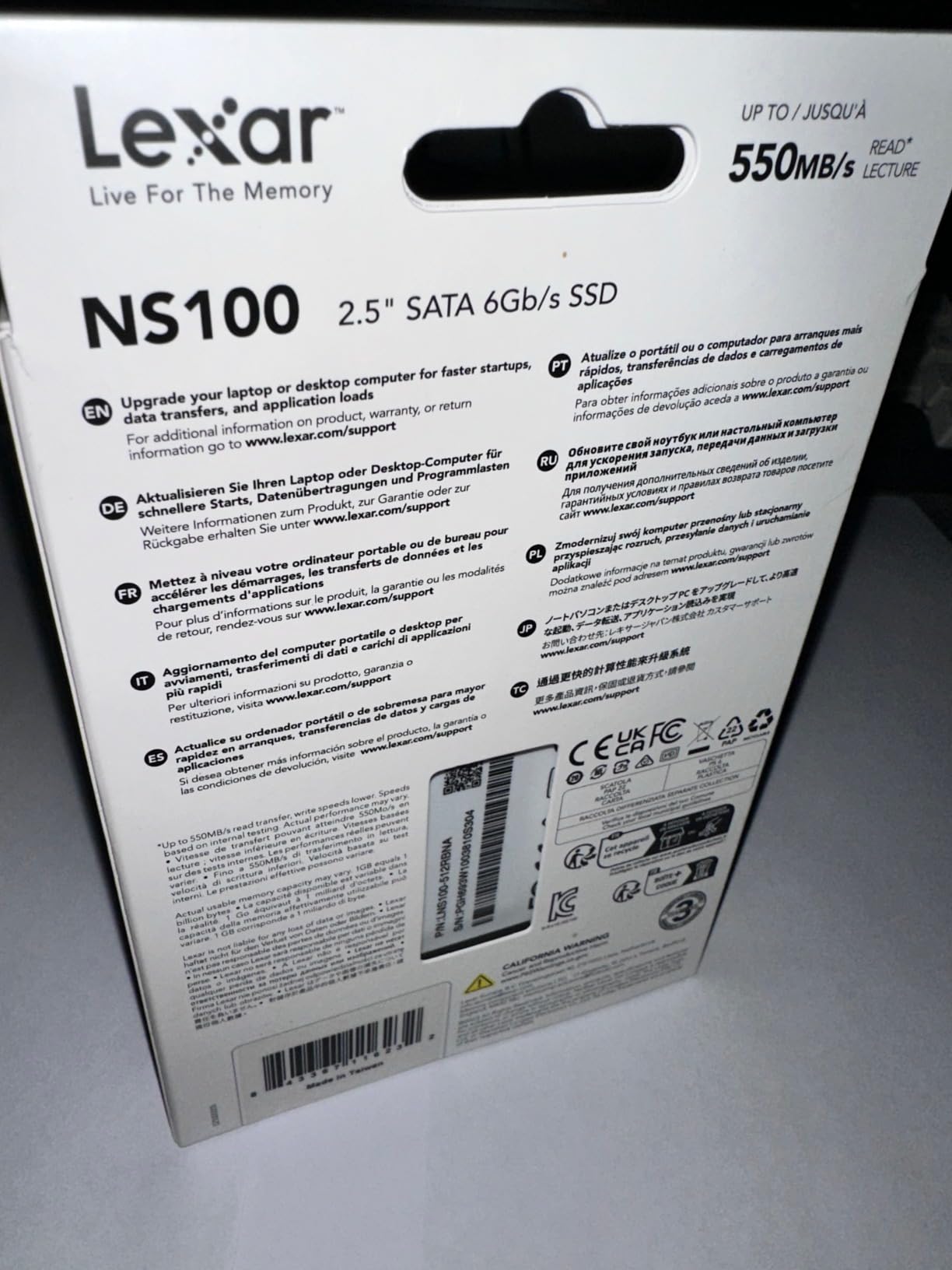 Lexar 1TB NS100 Internal SSD 2.5