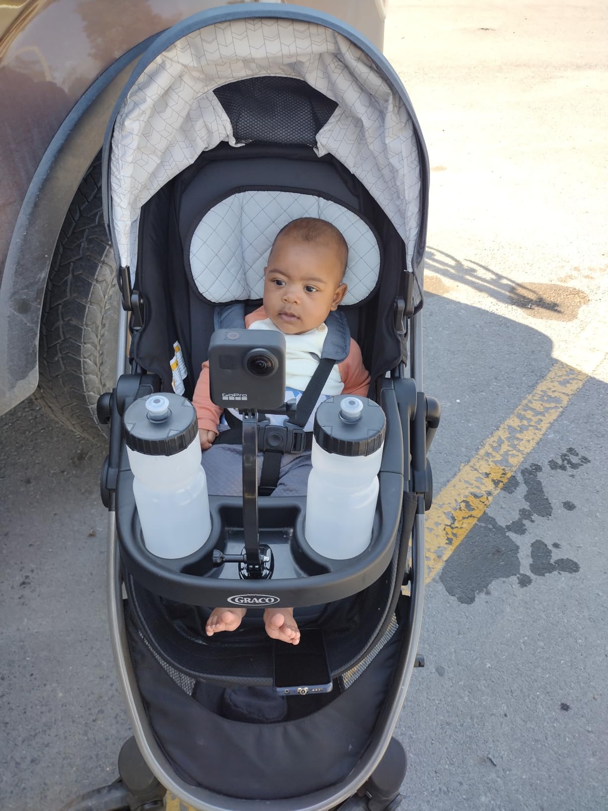 Graco Modes Pramette Stroller, 3-in-1 Baby Stroller, 3 Modes: Infant Car Seat Carrier (Car Seat Not Included), Infant Pramette, and Toddler Stroller, Reversible Seat, One-Hand Fold, Pierce customer photo 1