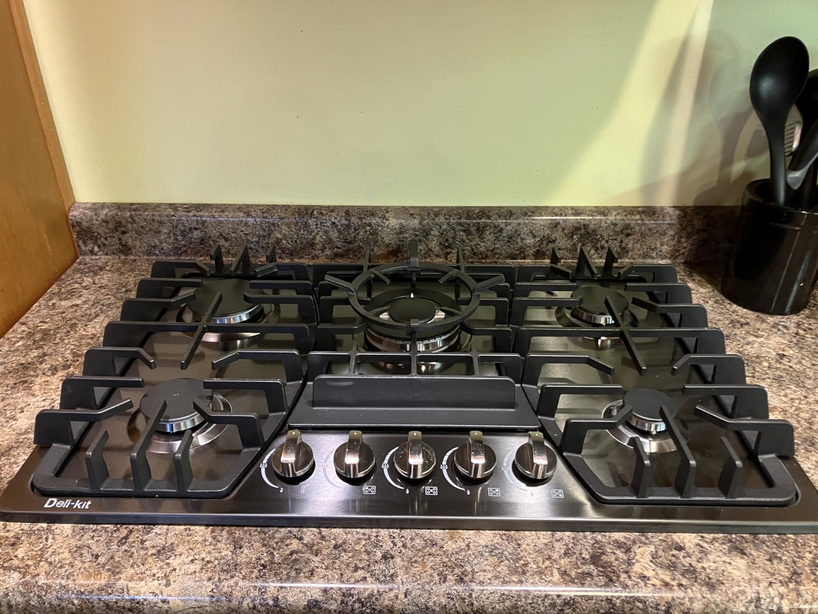 30 Inch Gas Cooktop - Dual Fuel Sealed 5 Burners Built-In Stainless Steel Hob DK257-A03 customer photo 2