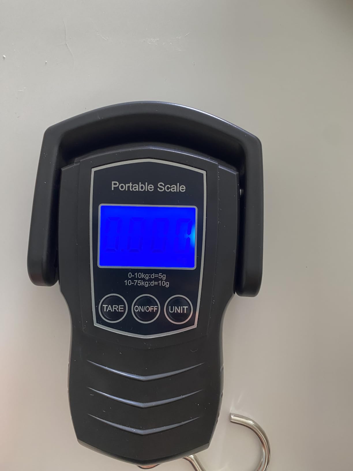 Luggage Scale, 110lb/50kg Luggage Weight Scale with Backlit LCD Display, Digital Fish Scale with Measuring Tape Portable Hanging Scale Suitcase Scale with Handle & Large Hook & 2 AAA Batties customer photo 2