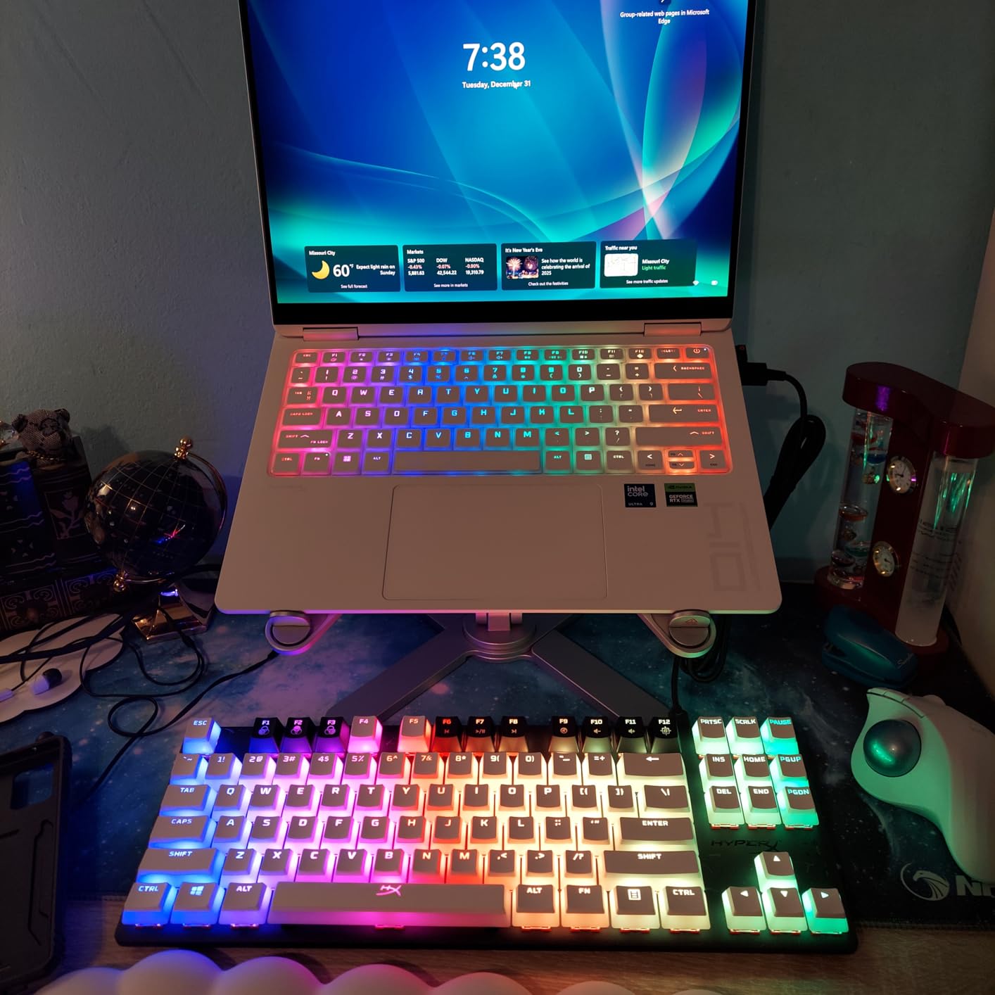 HyperX Alloy Origins Core - Tenkeyless Mechanical Gaming Keyboard, Software Controlled Light & Macro Customization, Compact Form Factor, RGB LED Backlit, Linear HyperX Red Switch,Black customer photo 2