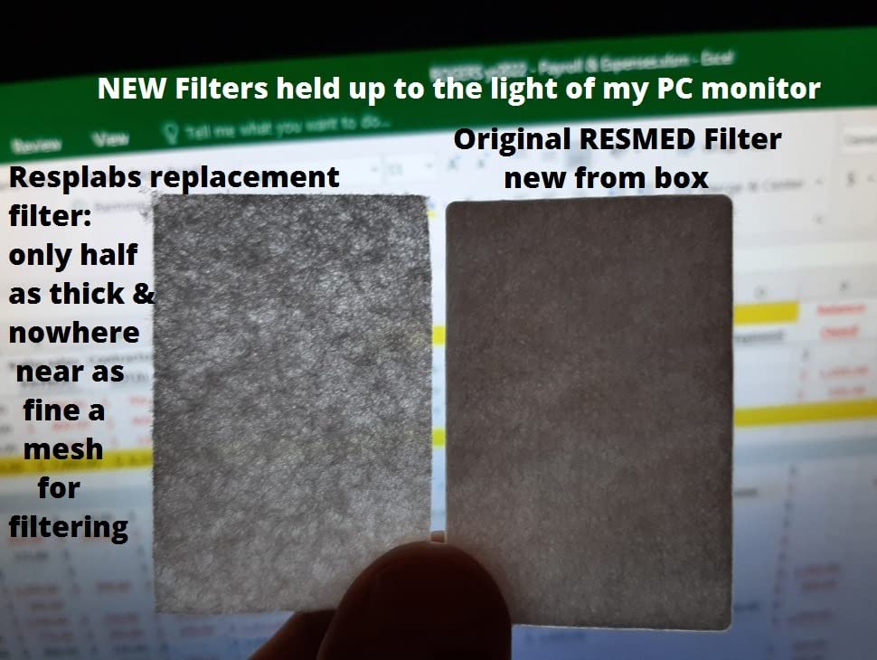 resplabs CPAP Filters for ResMed AirSense 10 and AirCurve 10-60 Pack Disposable Replacement Filters - Also Fits S9 Series - 1+ Year Supply customer photo 2