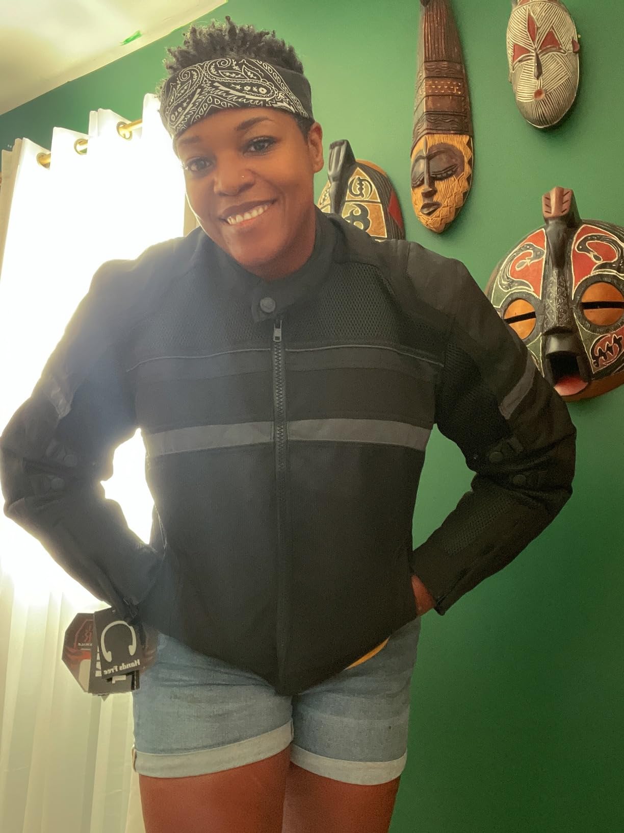 Milwaukee Leather MPL2775 Black Armored Textile Motorcycle Jacket for Women - All Season Jacket w/Removable Liner customer photo 2
