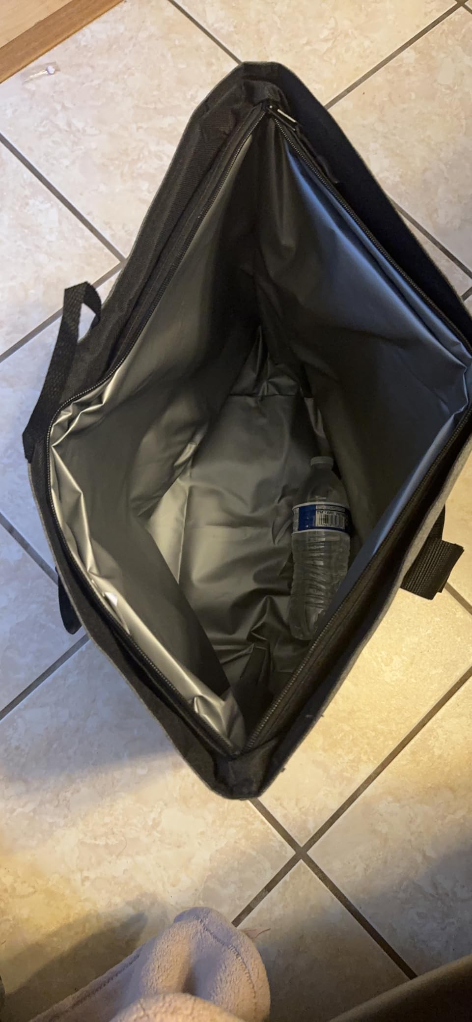 Jumbo Insulated Cooler Bag, Heavy Duty Soft Insulated Grocery Bag, Charcoal customer photo 2