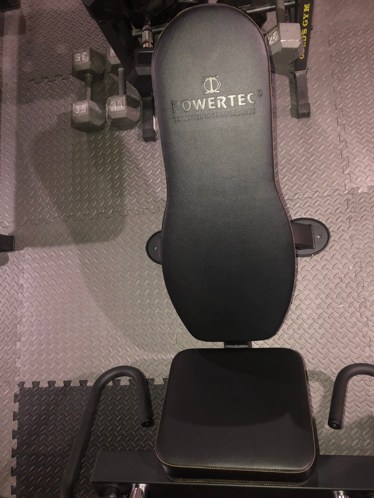 Powertec Leg Press Machine, Black - Professional Exercise Equipment for Home Gym - Heavy Duty Workout Equipment for Full Lower Body Workout - Gym Equipment 1000 LB Weight Capacity customer photo 2