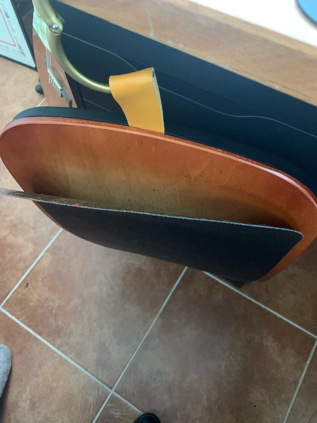 FEZIBO Standing Desk Mat with Anti Fatigue Bar customer photo 1