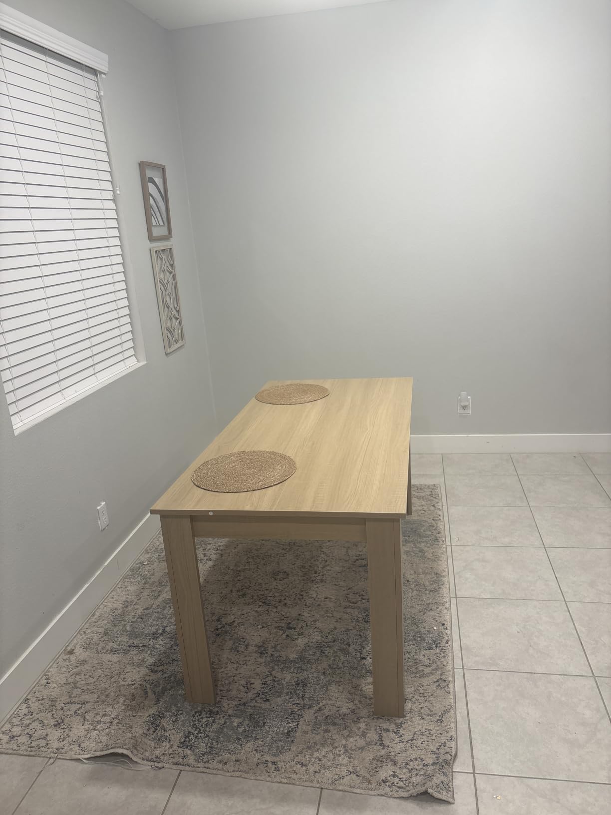 GIANTEX Dining Table for 4-6, 63