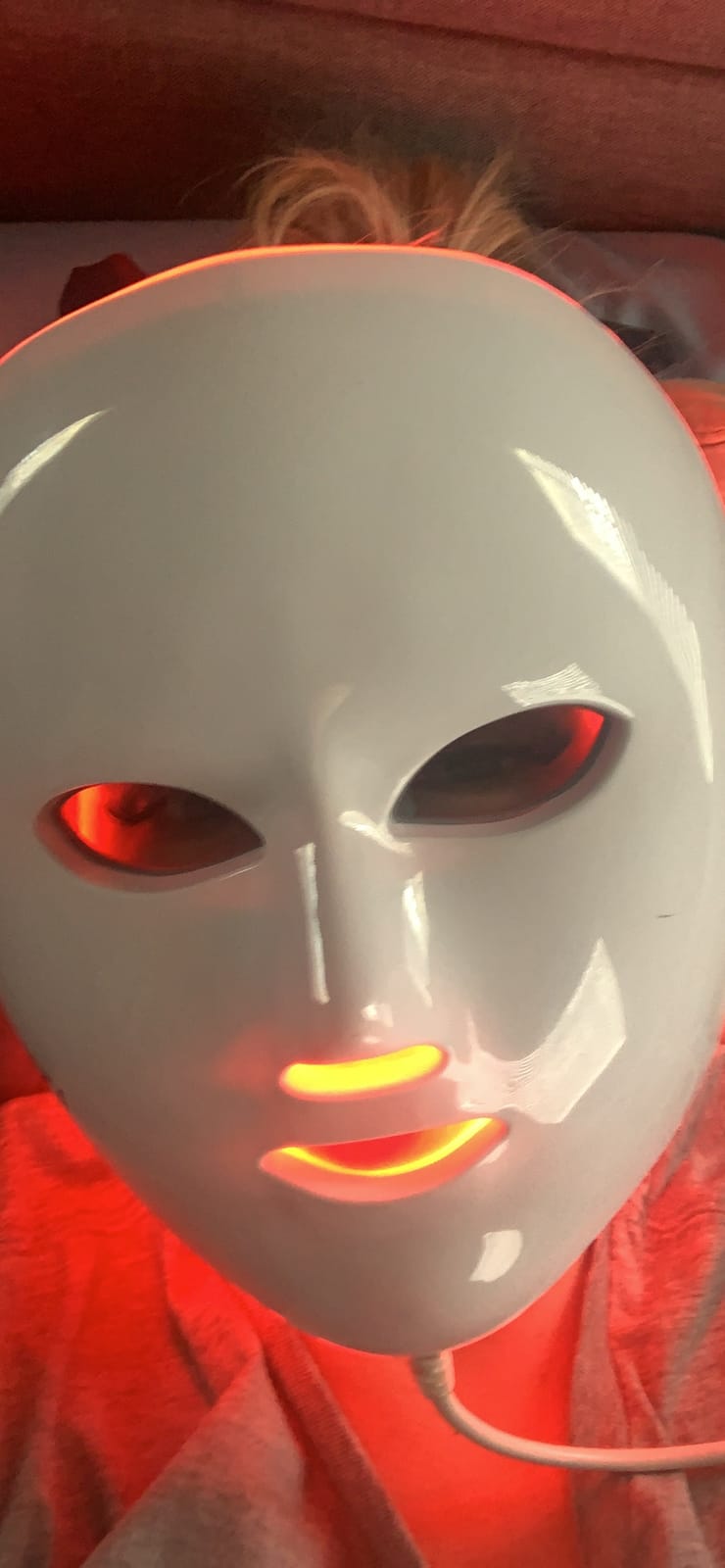 Pure Daily Care Luma Mask LED Skincare Device for the Face | 7 Advanced Color Modes | 5 Light Intensity Levels | All Skin Types customer photo 1