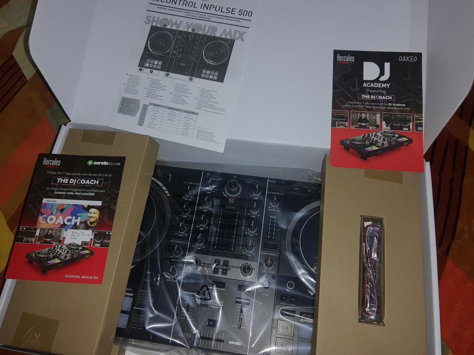 Hercules DJControl Inpulse 500-2-Deck DJ Controller for Serato & DJUCED customer photo 2