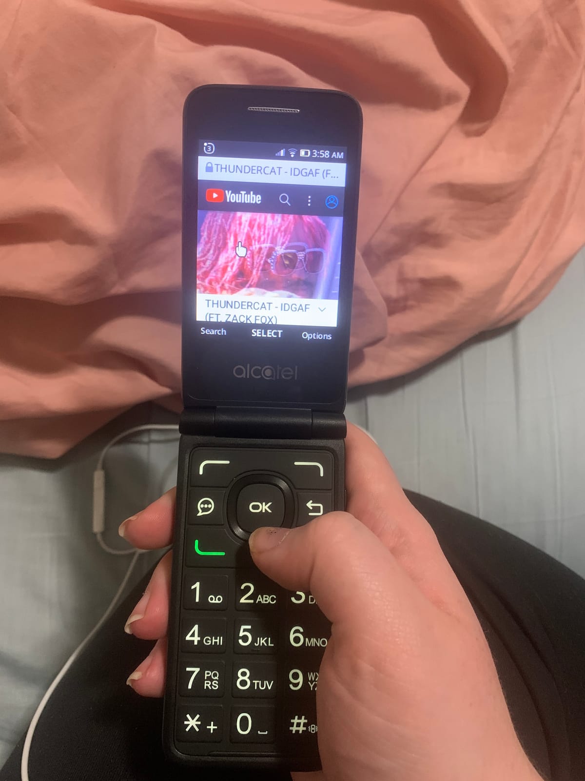 Tracfone Carrier-Locked Alcatel MyFlip 4G Prepaid Flip Phone- Black - 4GB - Sim Card Included CDMA (Renewed) customer photo 2
