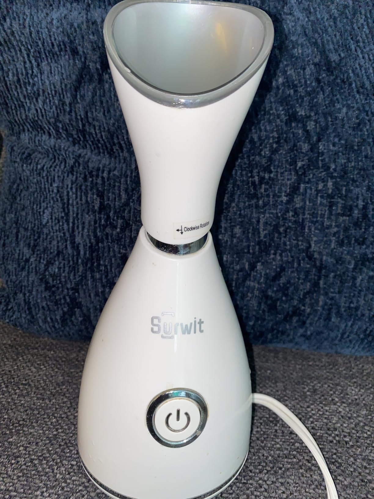 GETANYE Nano Ionic Face Steamer - 10X Penetration for Facial, Unclogs Pores, Moisturizing Spa Humidifier with Free Blackhead Remover Kit, Hair Band, Face Brush customer photo 1