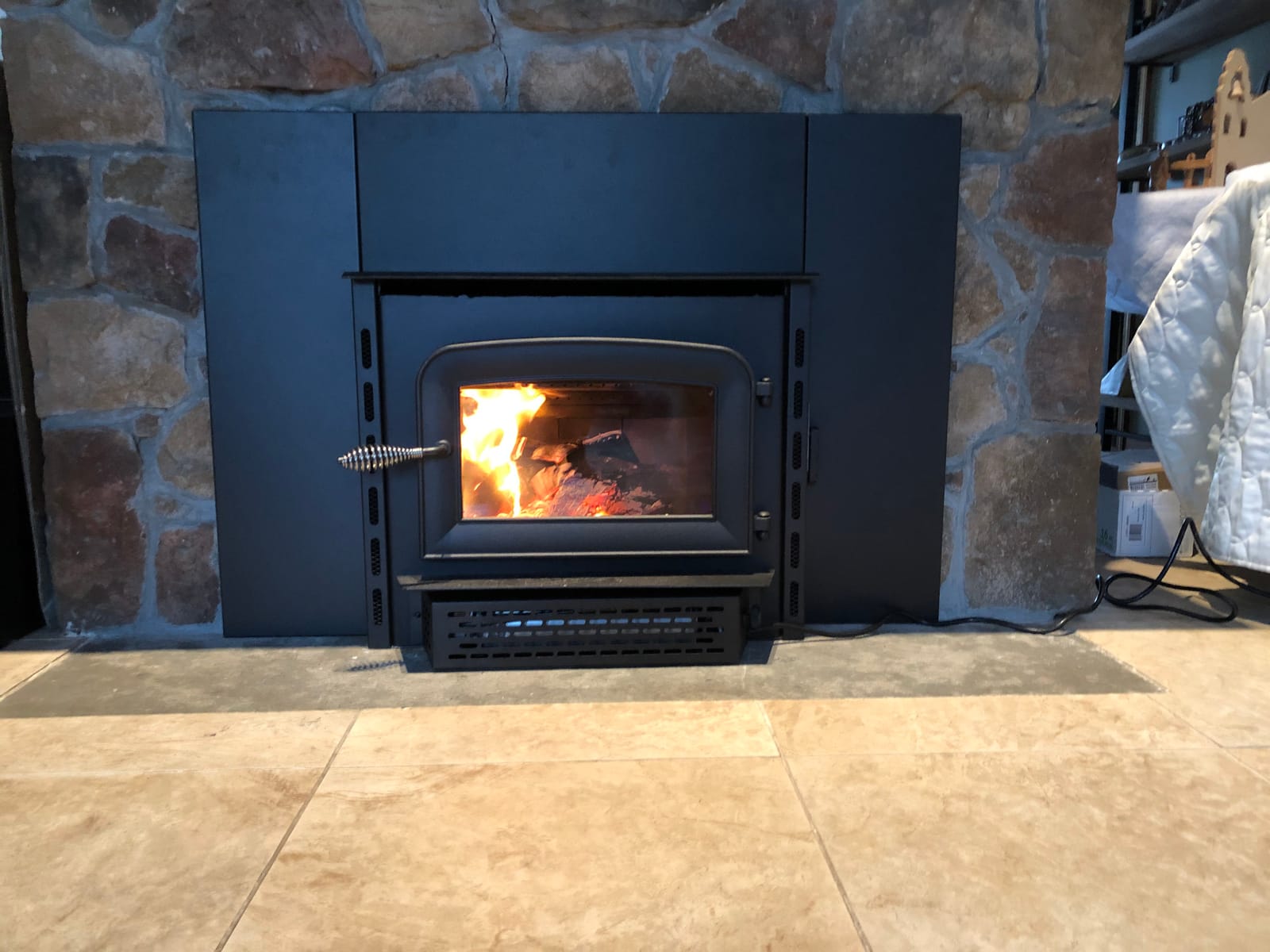Ashley Hearth AW1820E 1,200 Sq. Ft. Wood Stove Insert , Black customer photo 1